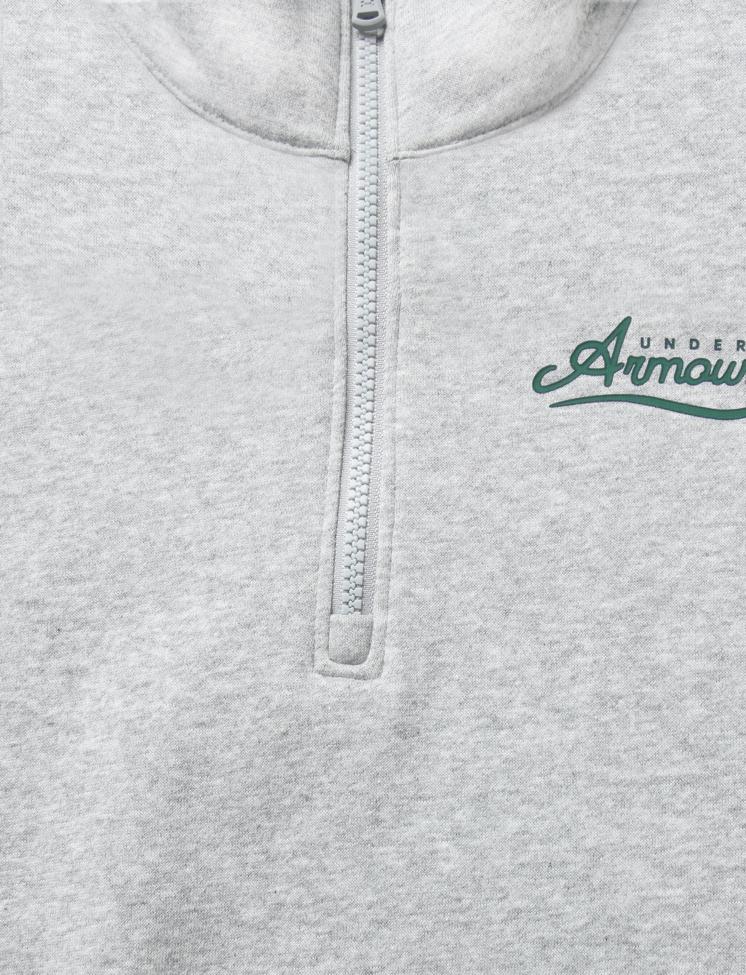 Under Armour - RIVAL FLEECE VARSITY HZ - mod gray light heather - 5