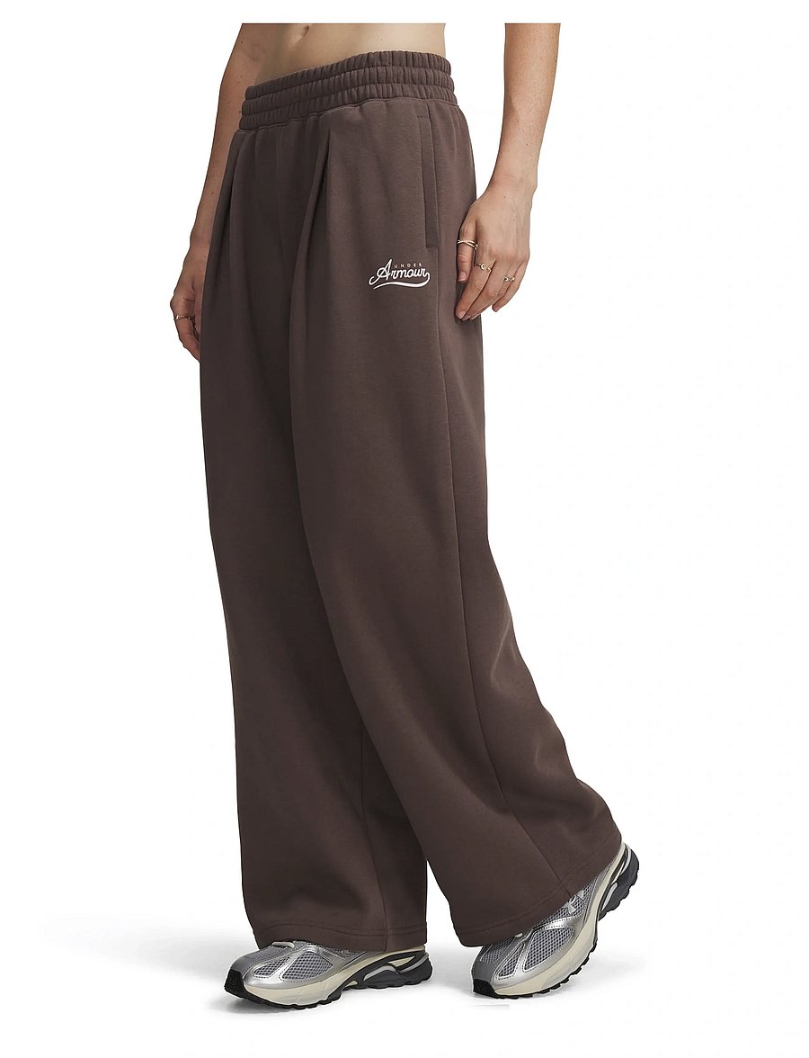 Under Armour - RIVAL PLEATED VARSITY PANT - joggingbukser - peppercorn - 0