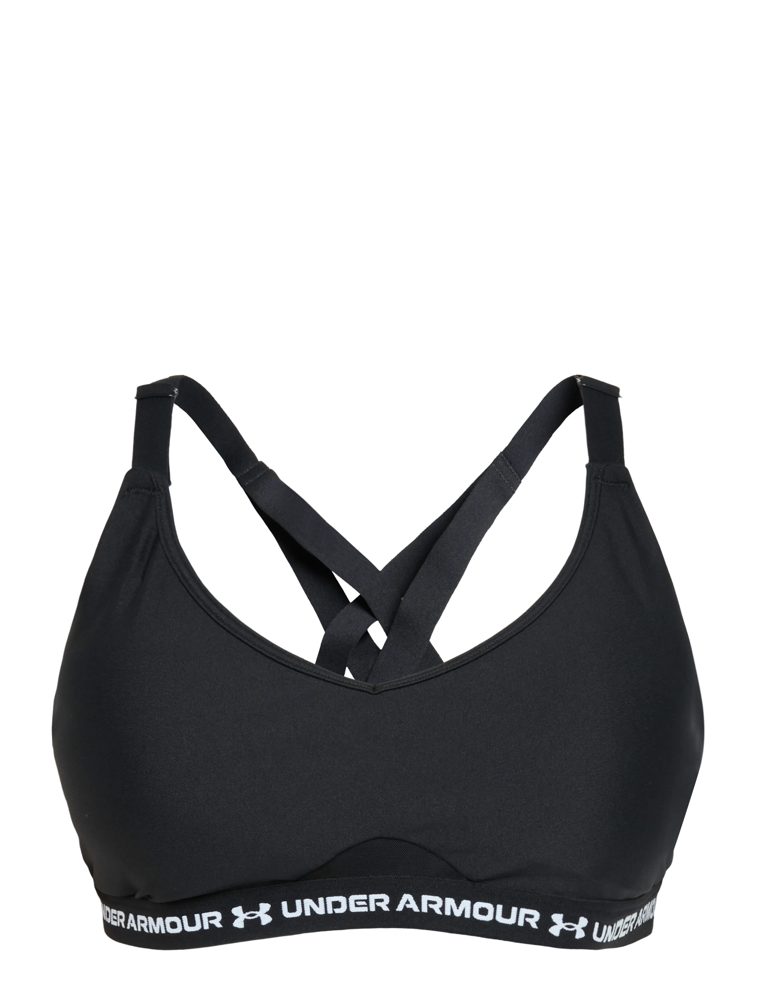 Under Armour Crossback Low Strappy - Kleidung - BLACK / black