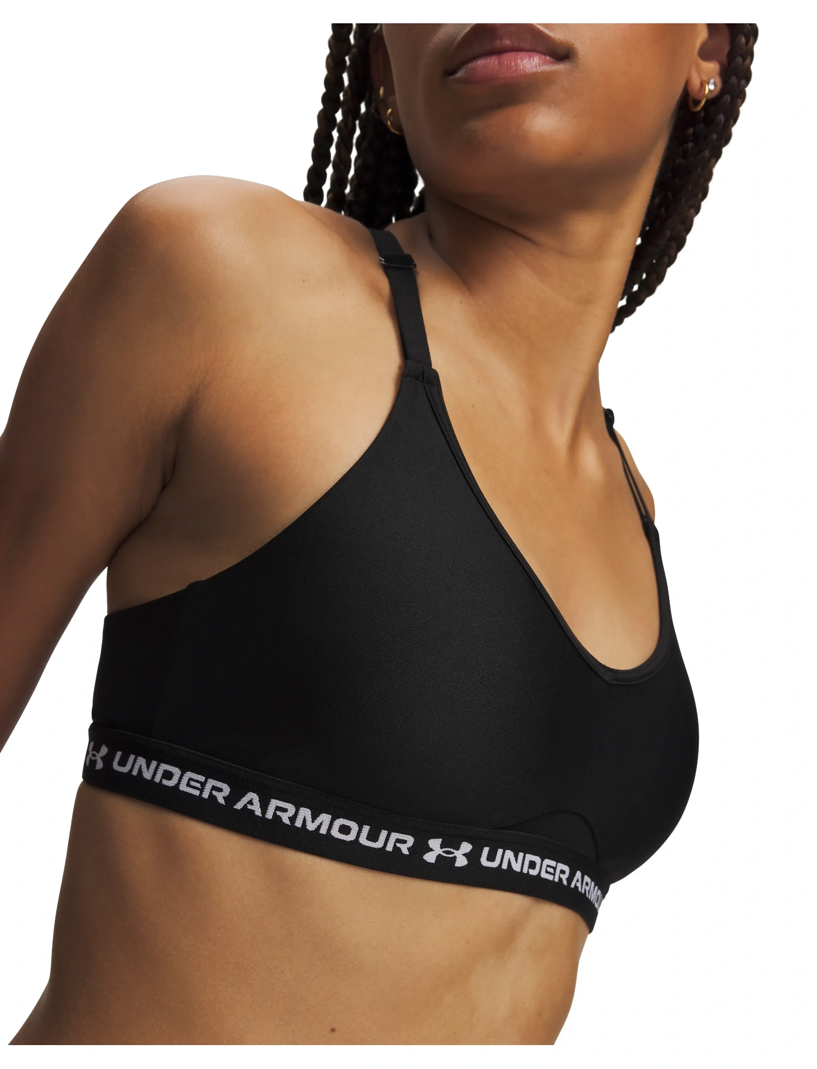 Under Armour - Crossback Low Strappy - sport-bhs - black - 4