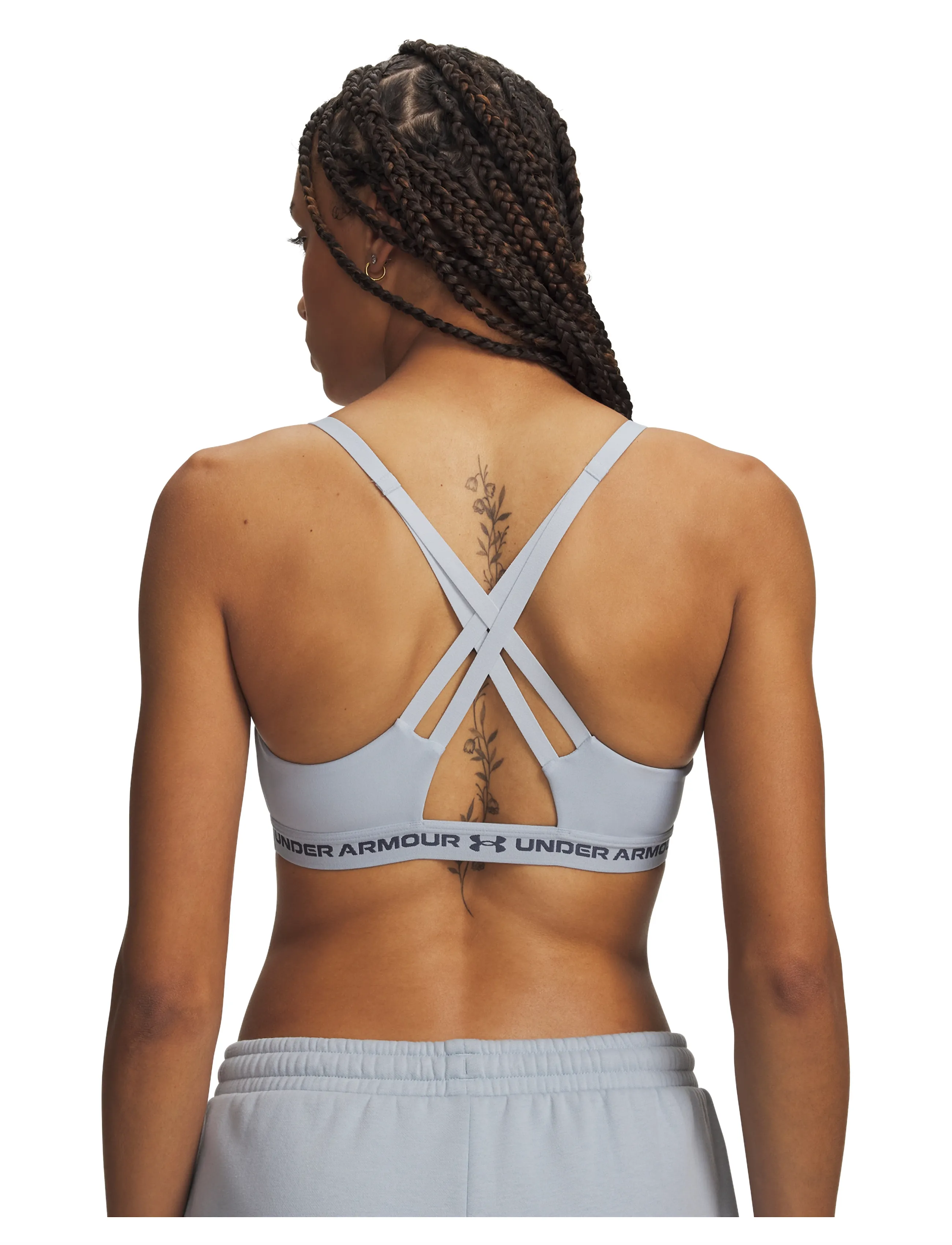 Under Armour - Crossback Low Strappy - sport bh:ar - blue fog - 3