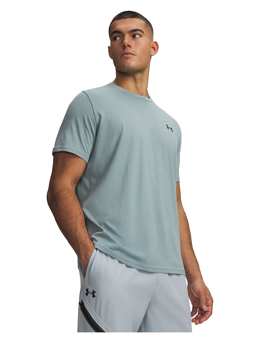 Under Armour - UA M CENTER LOGO SS - t-shirts - academy - 0