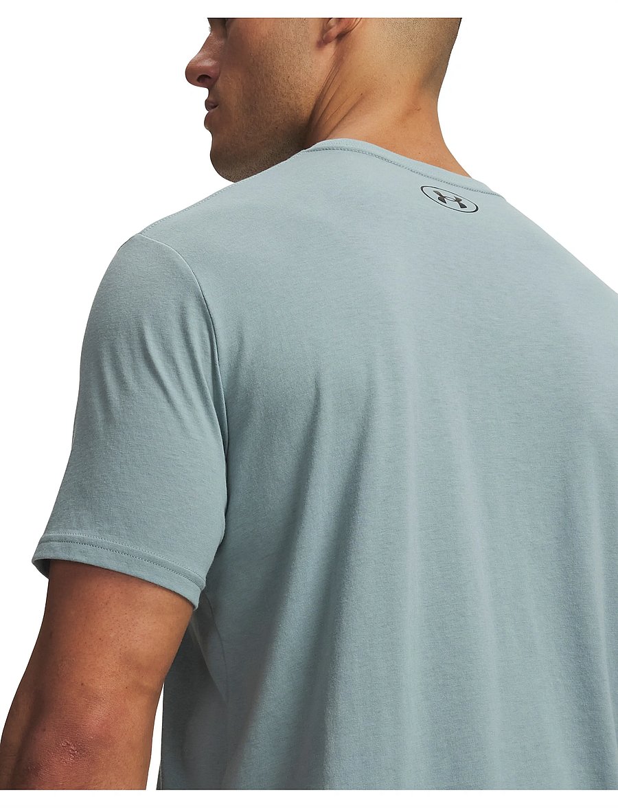 Under Armour - UA M CENTER LOGO SS - t-shirts - academy - 4