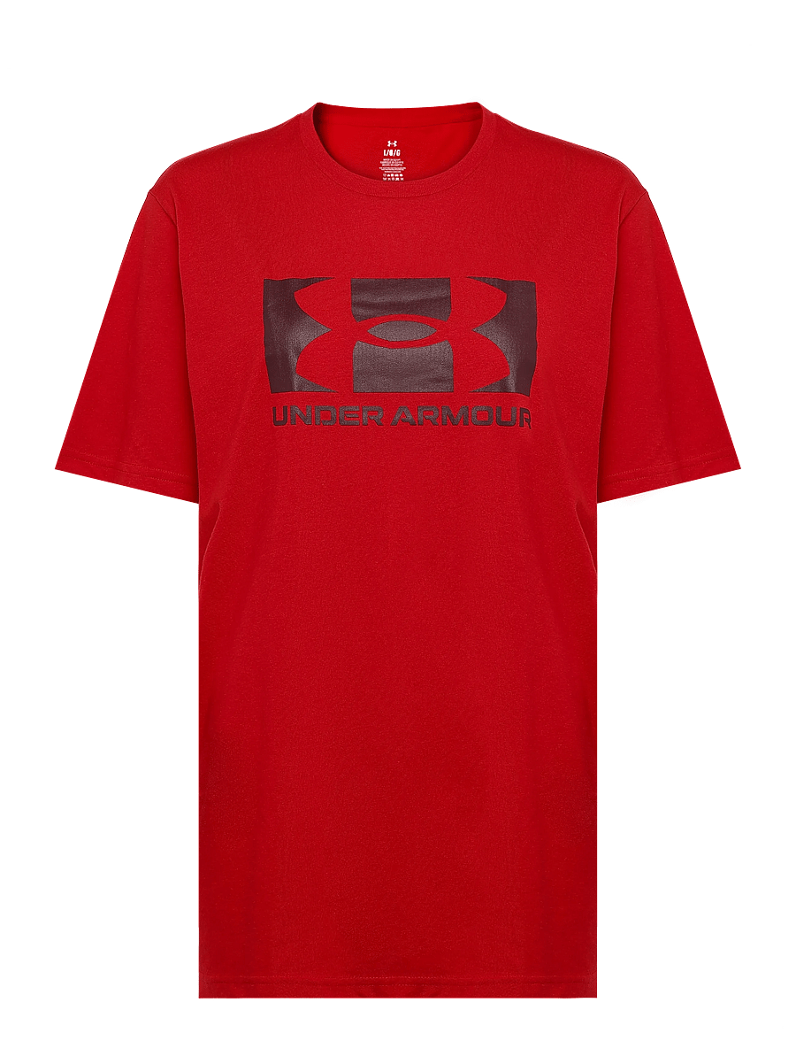 Under Armour - UA M CENTER LOGO SS - t-shirts - red - 1