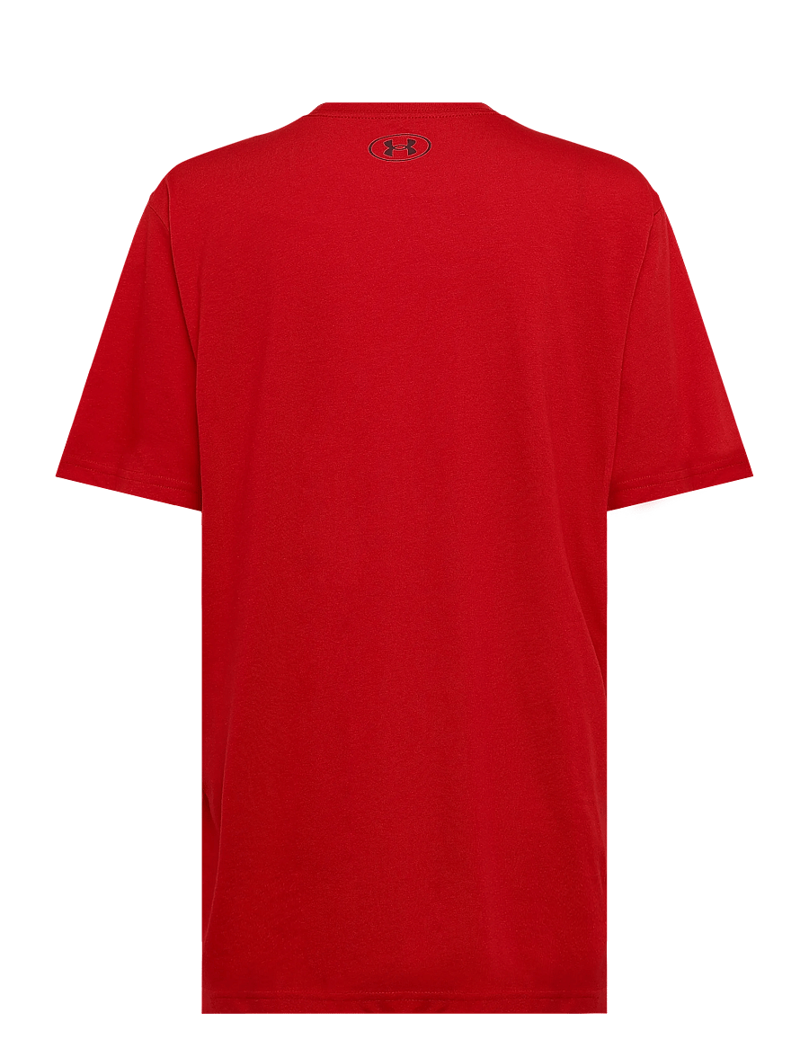 Under Armour - UA M CENTER LOGO SS - t-shirts - red - 2
