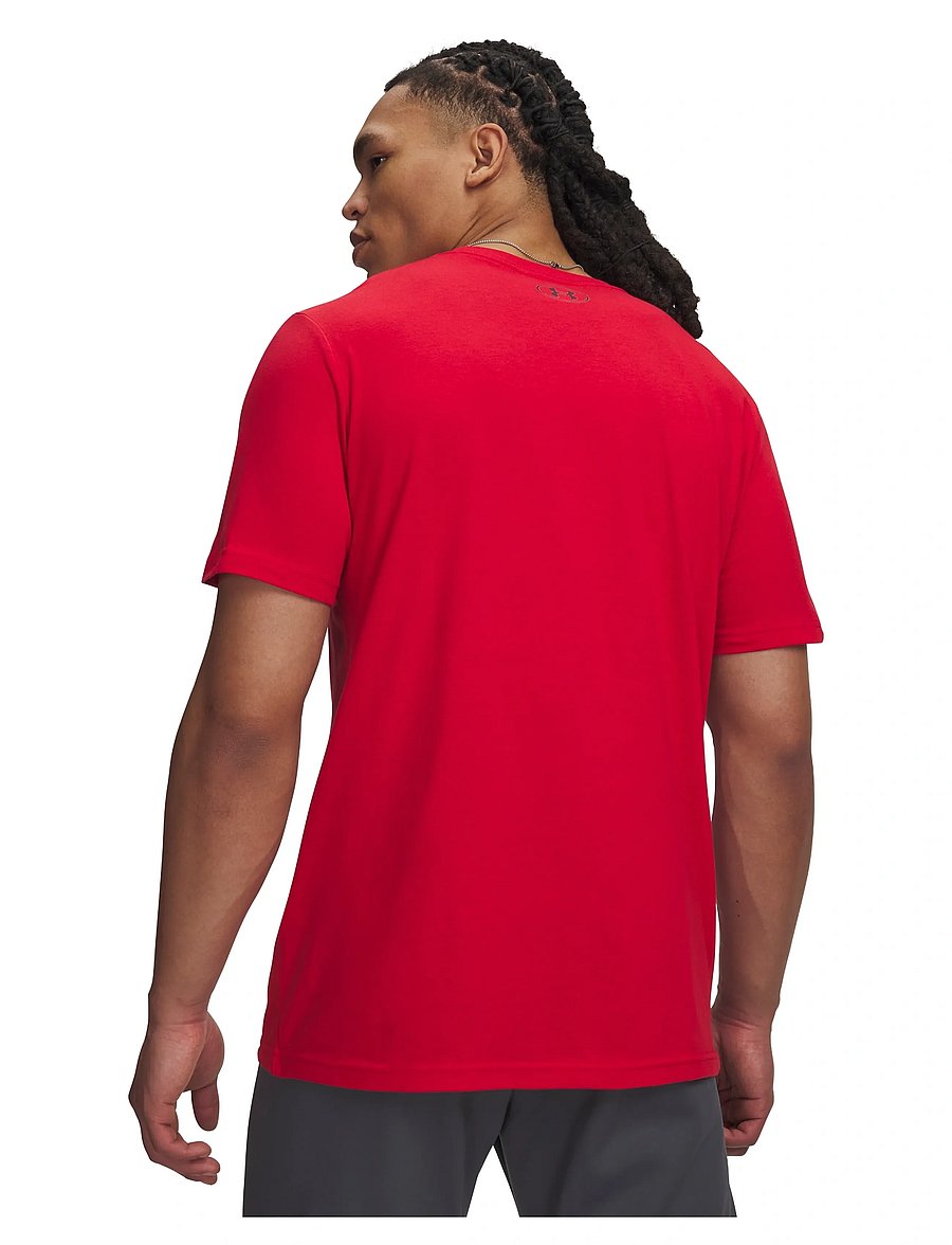 Under Armour - UA M CENTER LOGO SS - t-shirts - red - 3