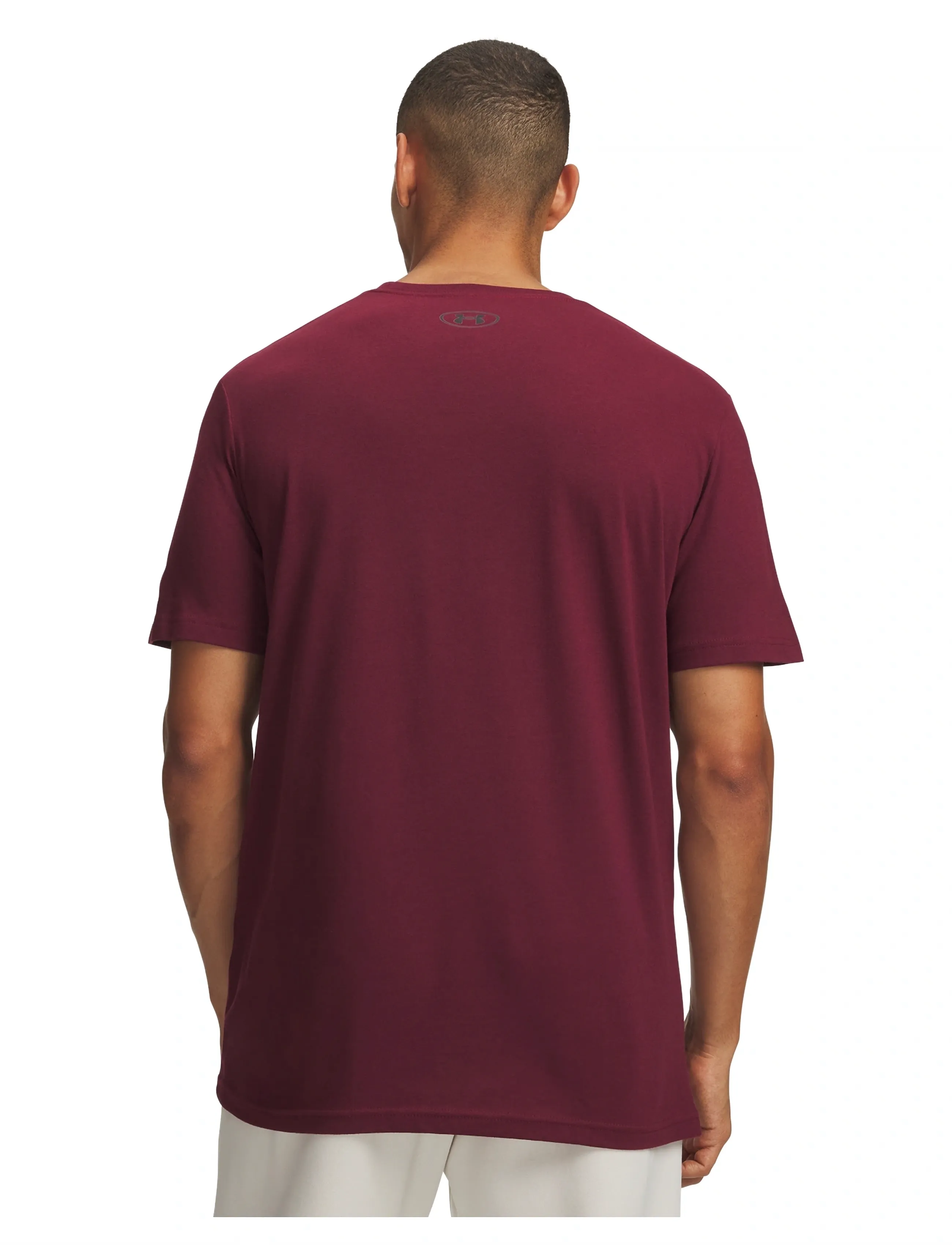 Under Armour - UA M LOGO WM SS - vintage maroon - 3