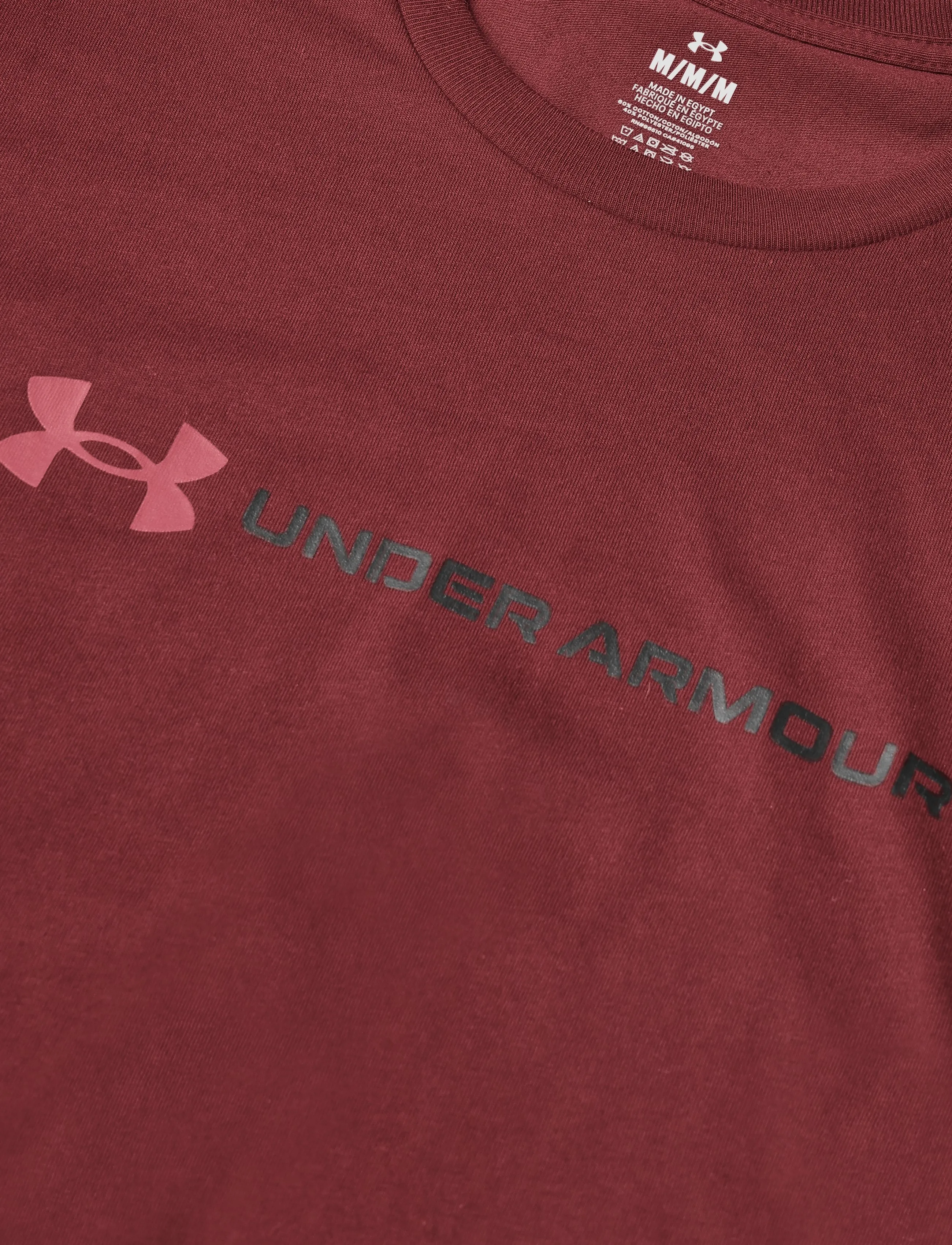 Under Armour - UA M LOGO WM SS - vintage maroon - 5
