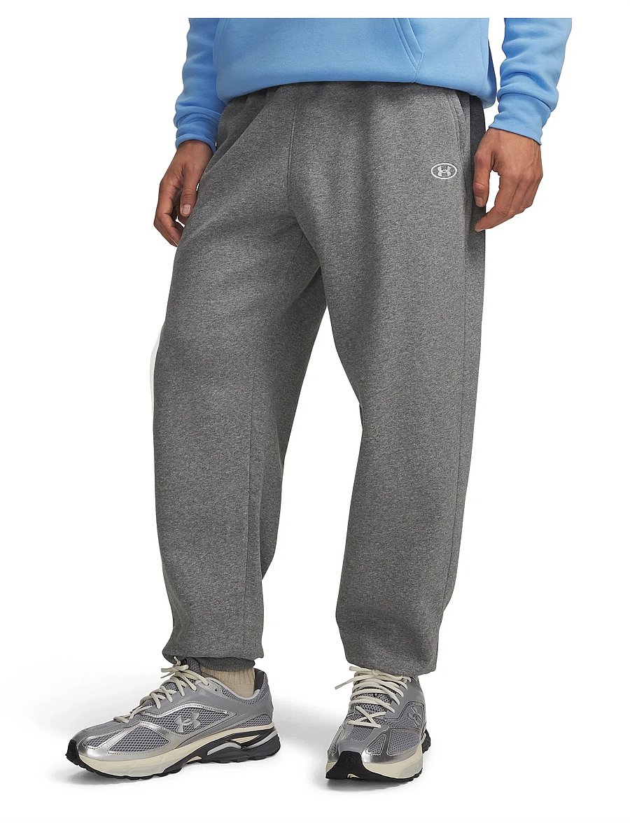Under Armour - UA Rival Flc Jogger - sweatpants - castlerock light heather - 0