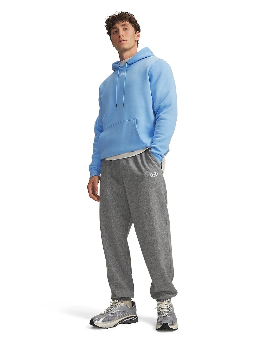 Under Armour - UA Rival Flc Jogger - sweatpants - castlerock light heather - 4