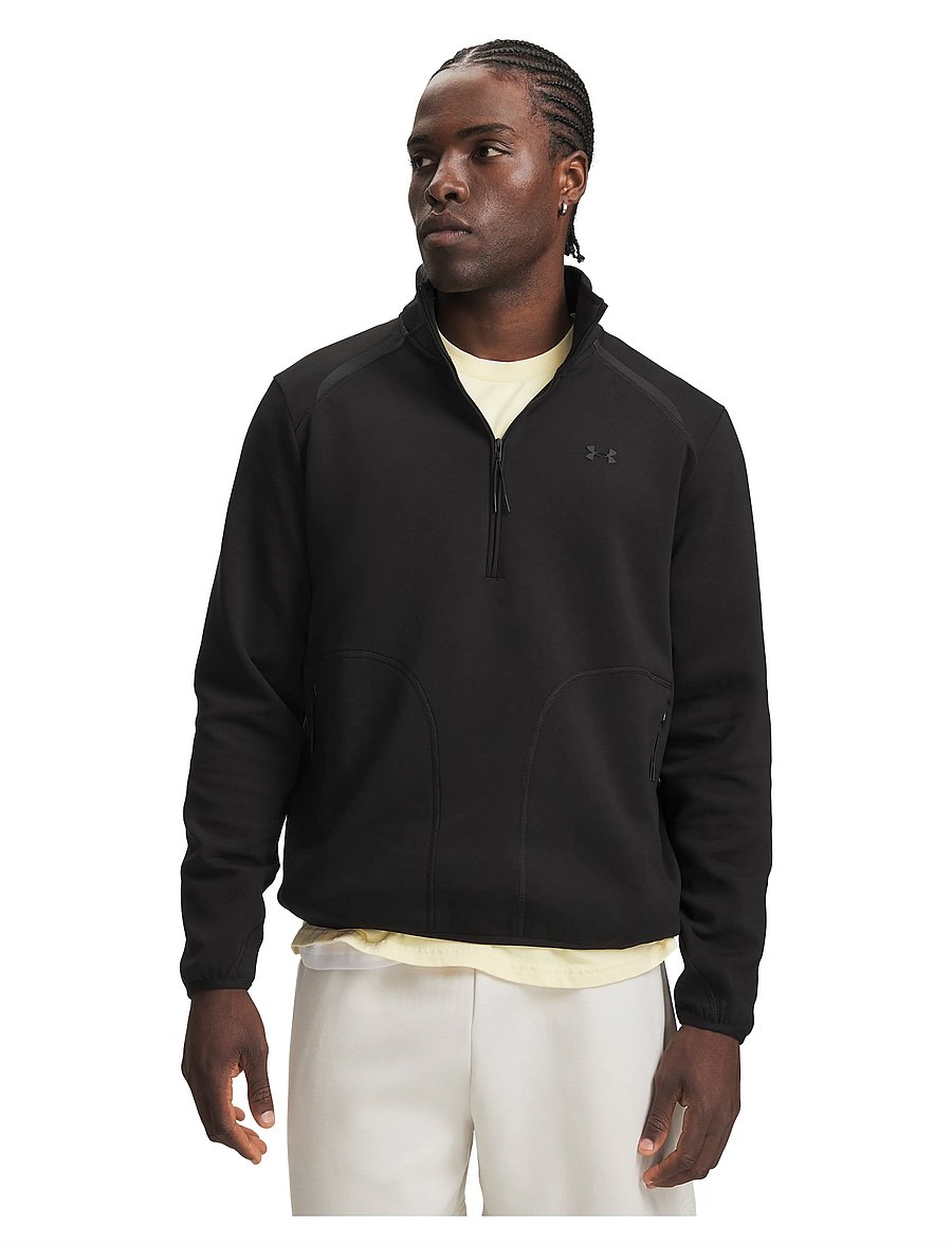 Under Armour - UA Unstoppable Flc 1/2 Zip - black - 0