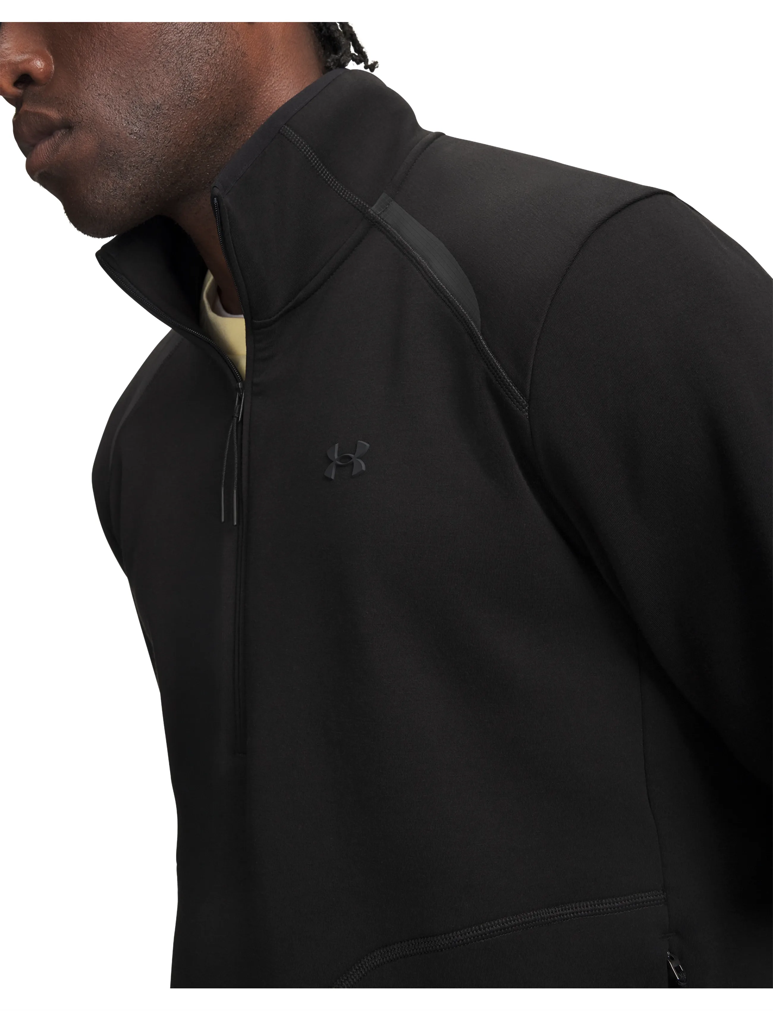 Under Armour - UA Unstoppable Flc 1/2 Zip - black - 4