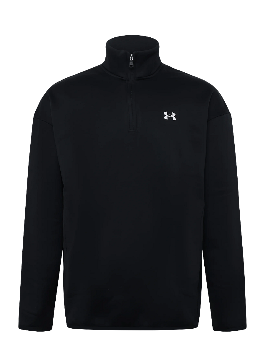 Under Armour - UA Armour Fleece 1/4 Zip - sweatshirts - black - 1