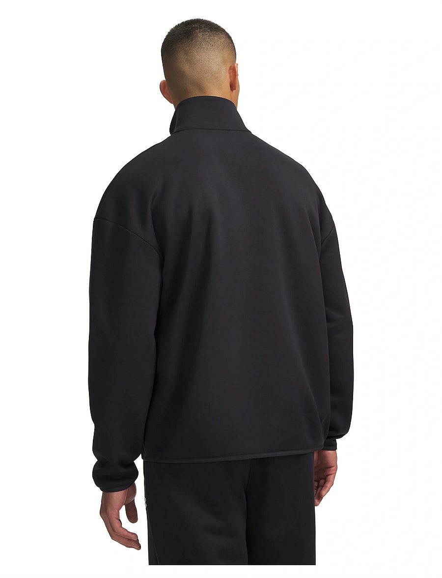 Under Armour - UA Armour Fleece 1/4 Zip - sweatshirts - black - 3