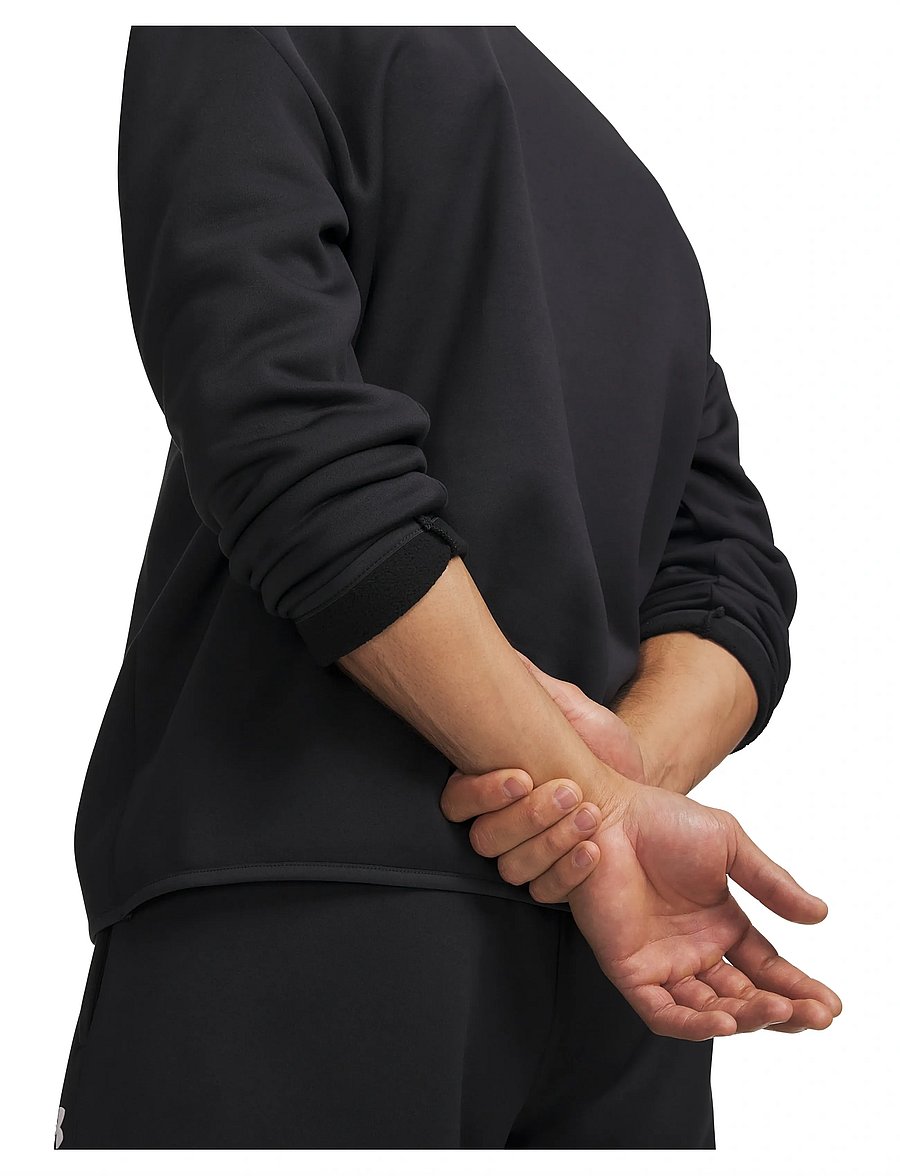 Under Armour - UA Armour Fleece 1/4 Zip - sweatshirts - black - 4