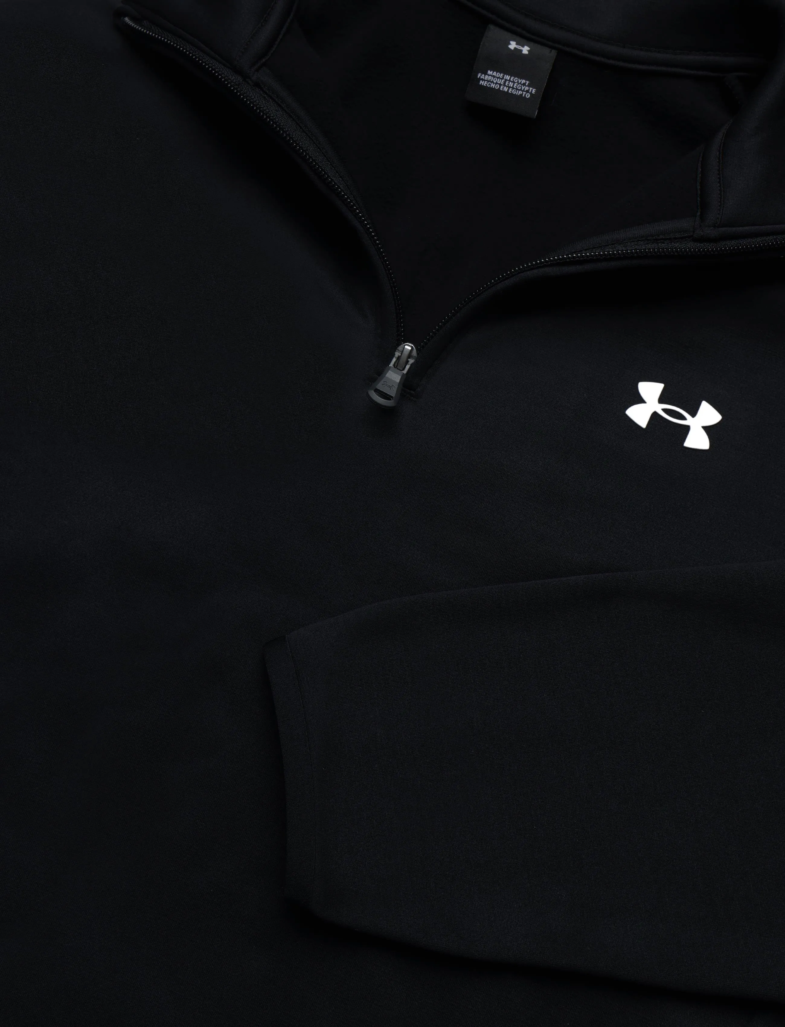 Under Armour - UA Armour Fleece 1/4 Zip - sweatshirts - black - 5