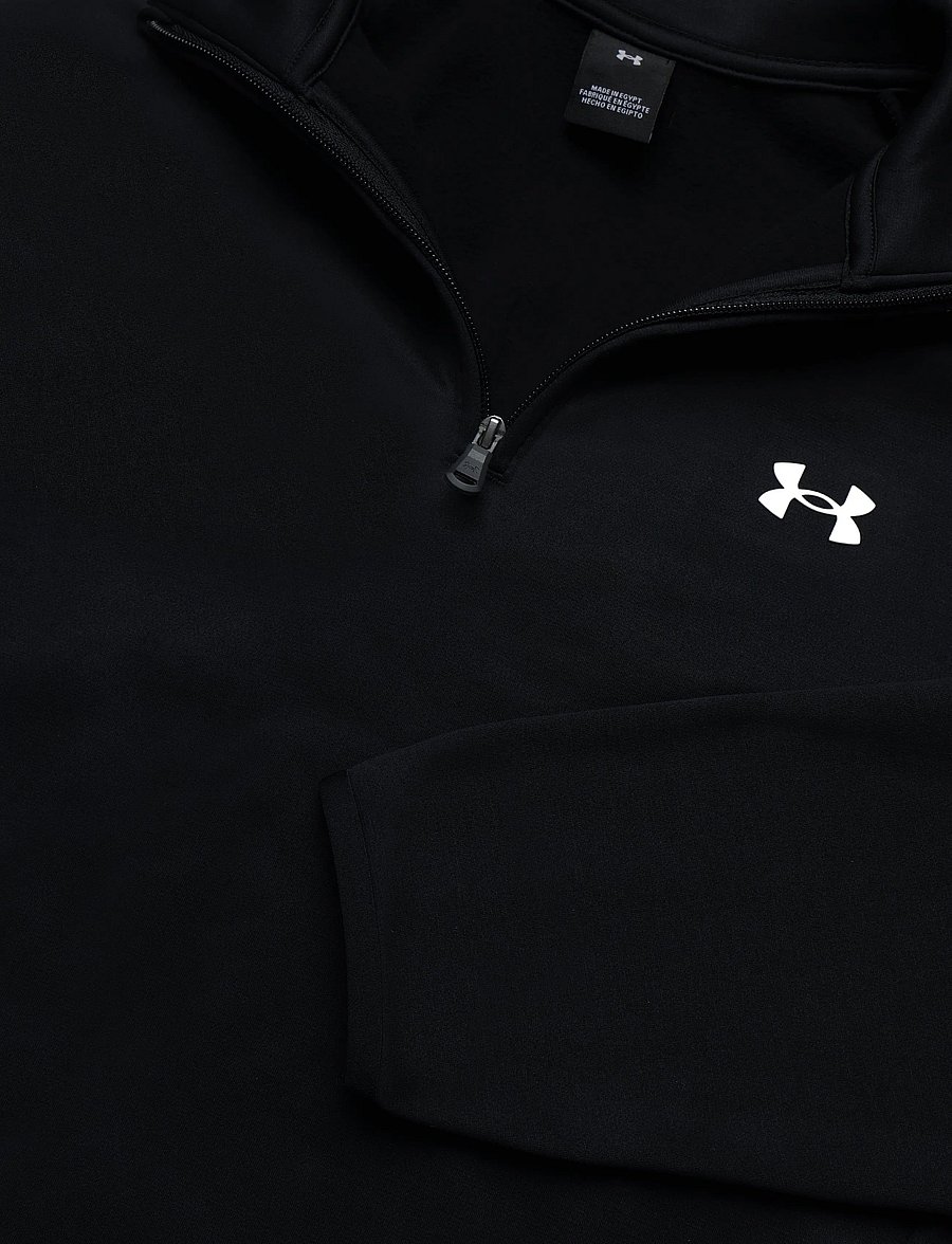 Under Armour - UA Armour Fleece 1/4 Zip - sweatshirts - black - 5