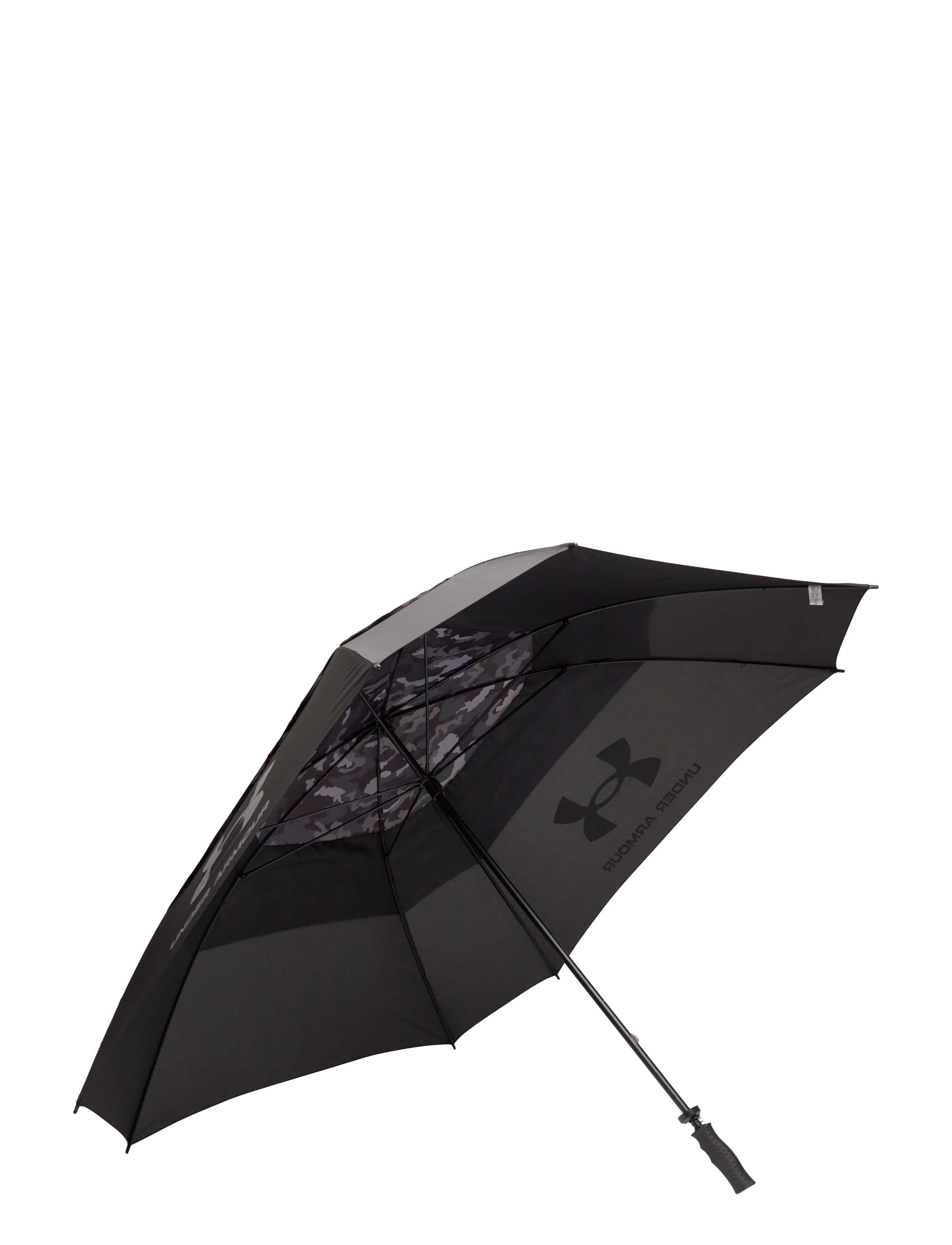Under Armour - UA DOUBLE CANOPY GOLF UMBRELLA - najniższe ceny - black - 1