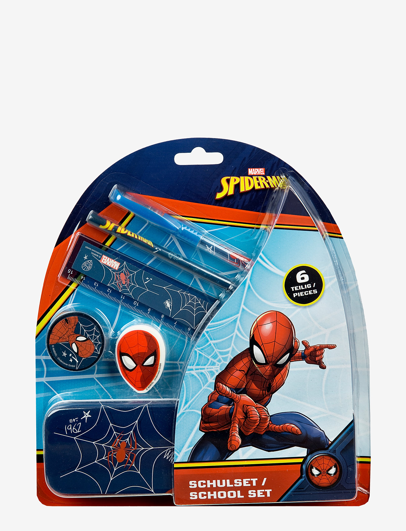 Undercover - School set, 6 pieces - Spiderman - multi coloured - 0
