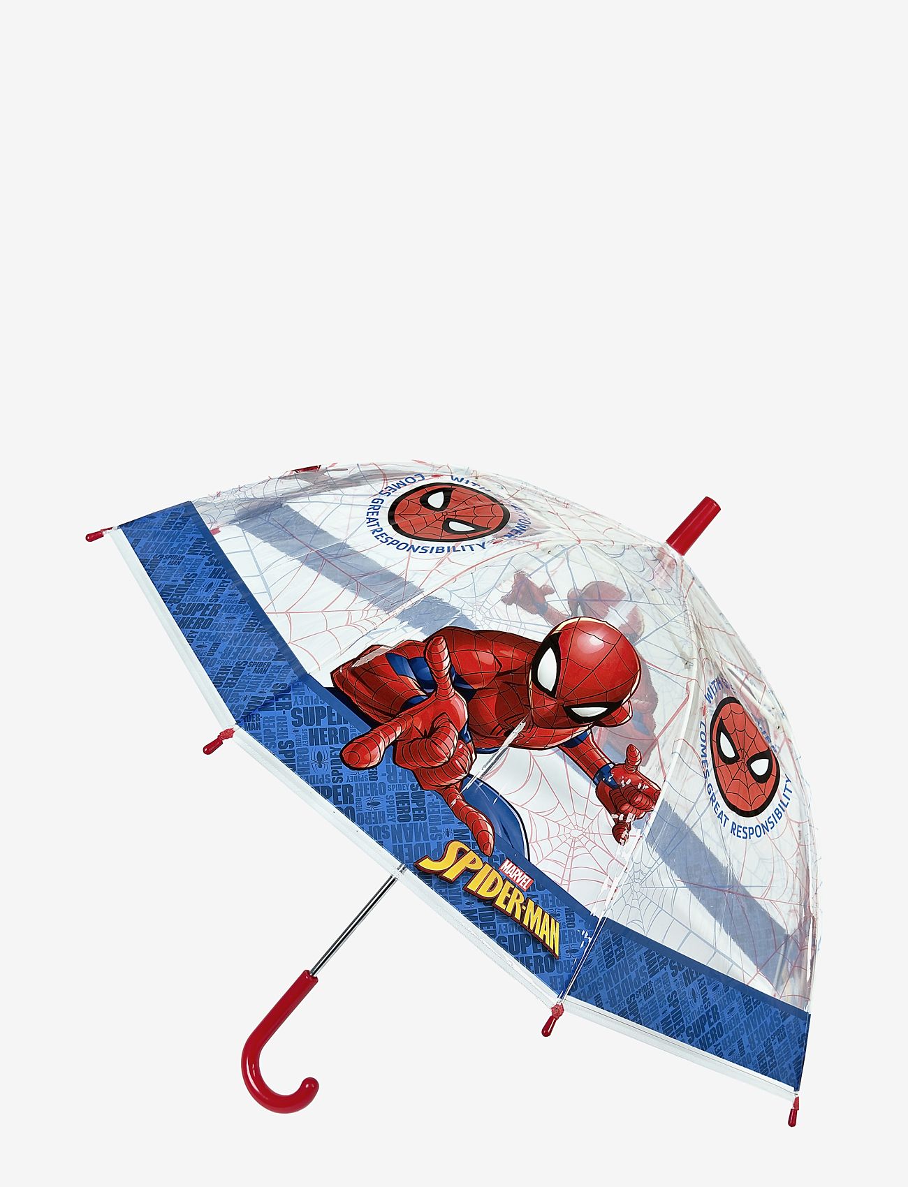 Spider-man - Marvel Spiderman Umbrella - regenschirme - blue - 0