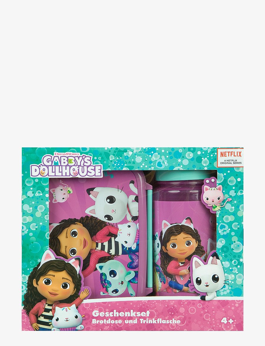 Undercover - Gabby's Dollhuse Lunch Box and Water Bottle Set - suvised sooduspakkumised - blue - 5