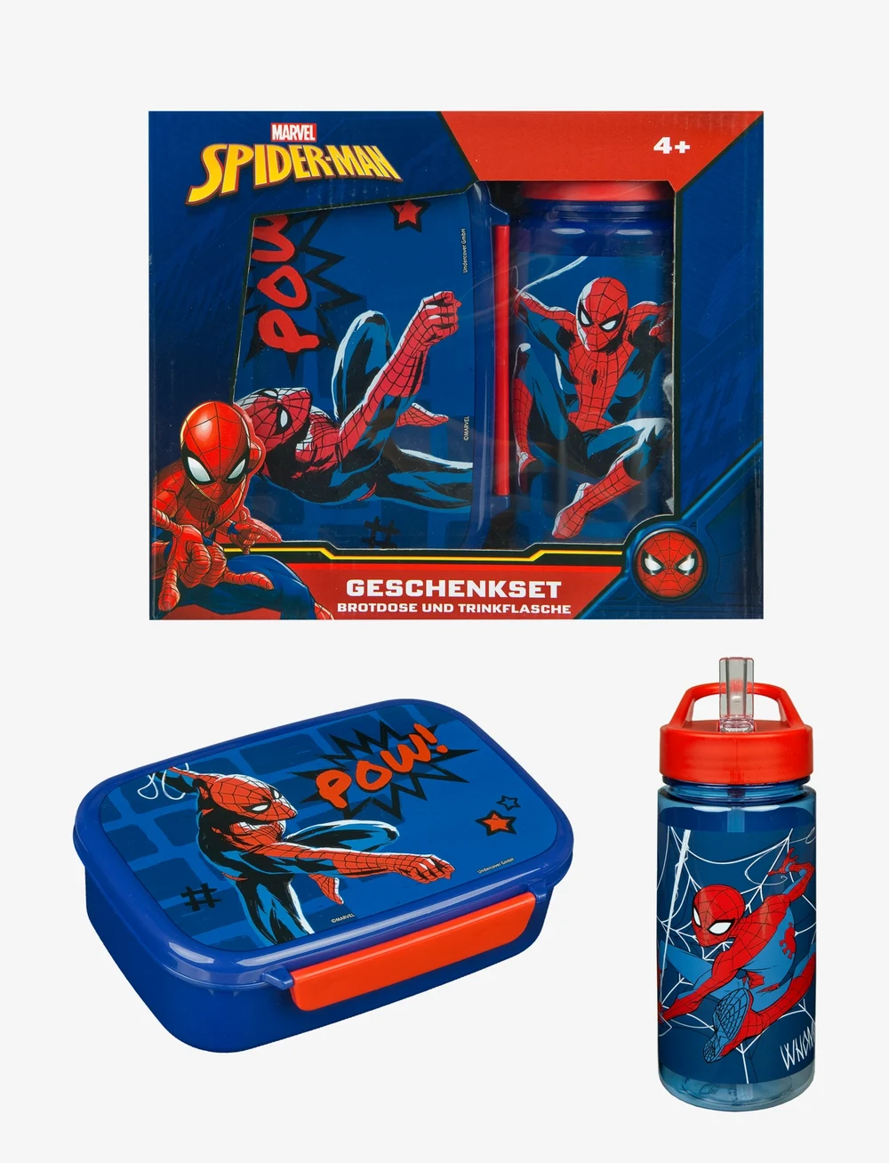 Spider-man - Spider-Man Lunch Box and Water Bottle Set - brotdosen - blue - 1