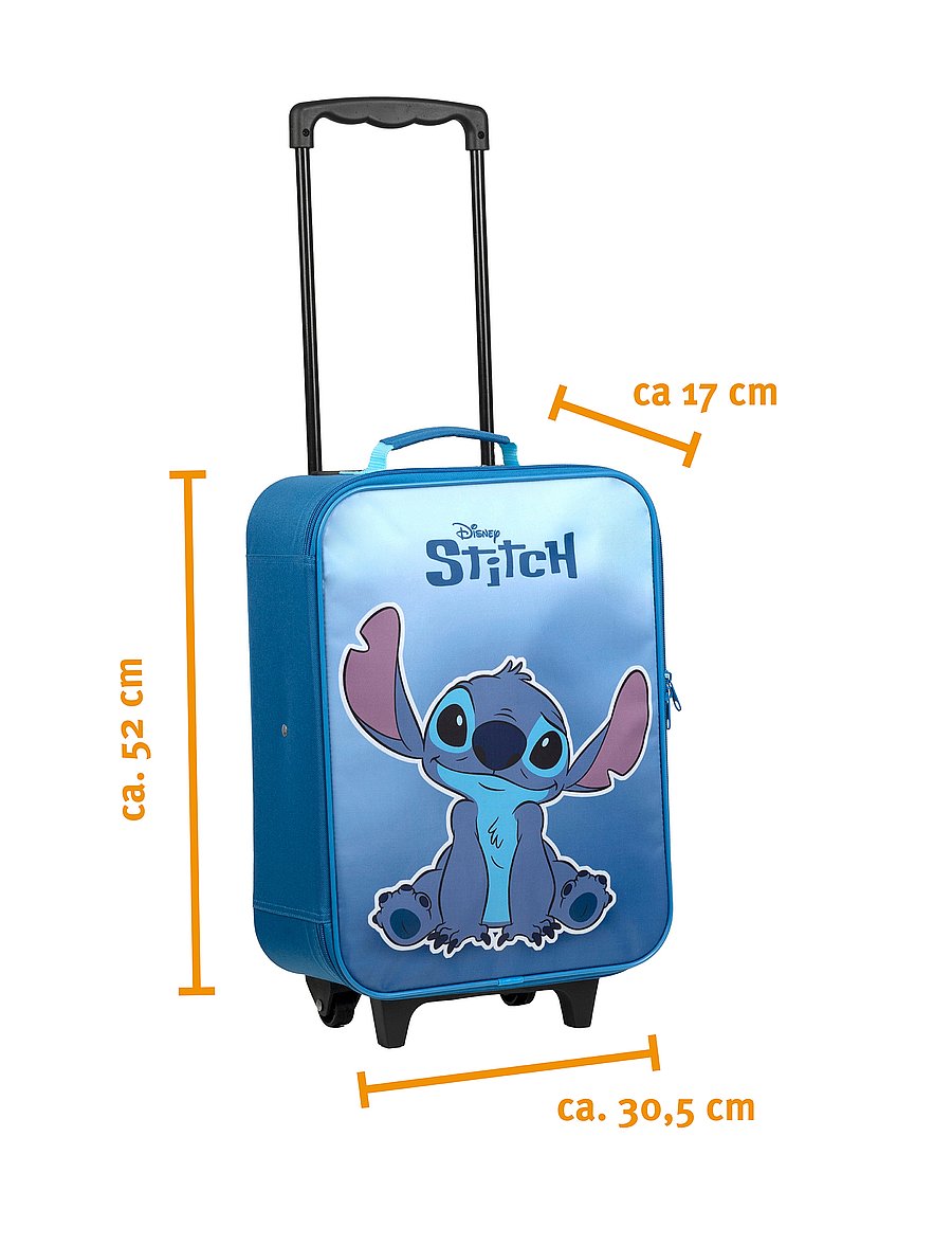 Lilo & Stitch - Disney Stitch Trolley - resväskor till barn - blue - 4