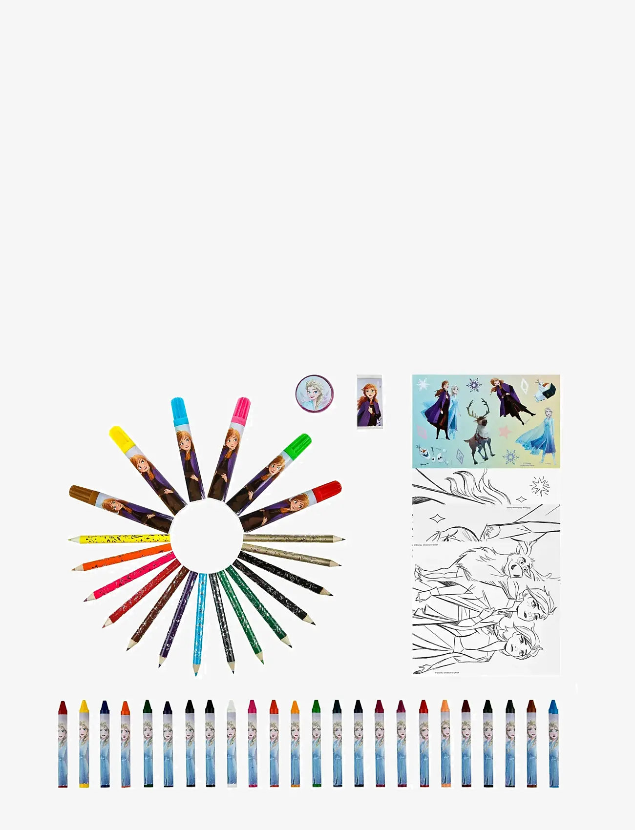 Frozen - FrozenColoringCase - pencils - multicolor - 3