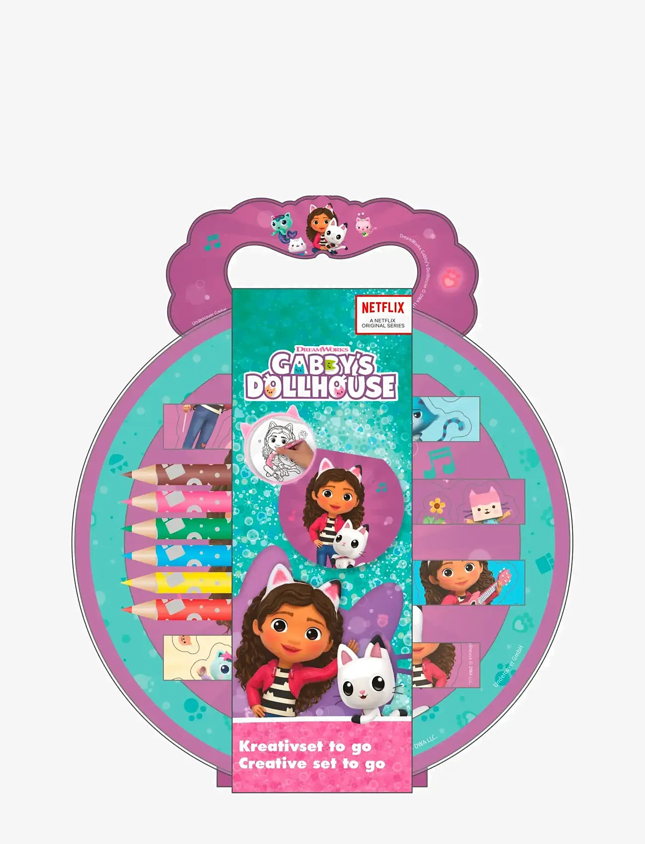 Gabby's Dollhouse - Gabby's Dollhouse colouring case to go - pliiatsid - multicolor - 0