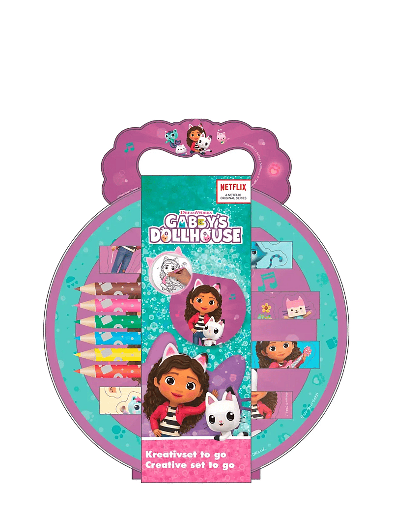 Gabby's Dollhouse - Gabby's Dollhouse colouring case to go - pliiatsid - multicolor - 0