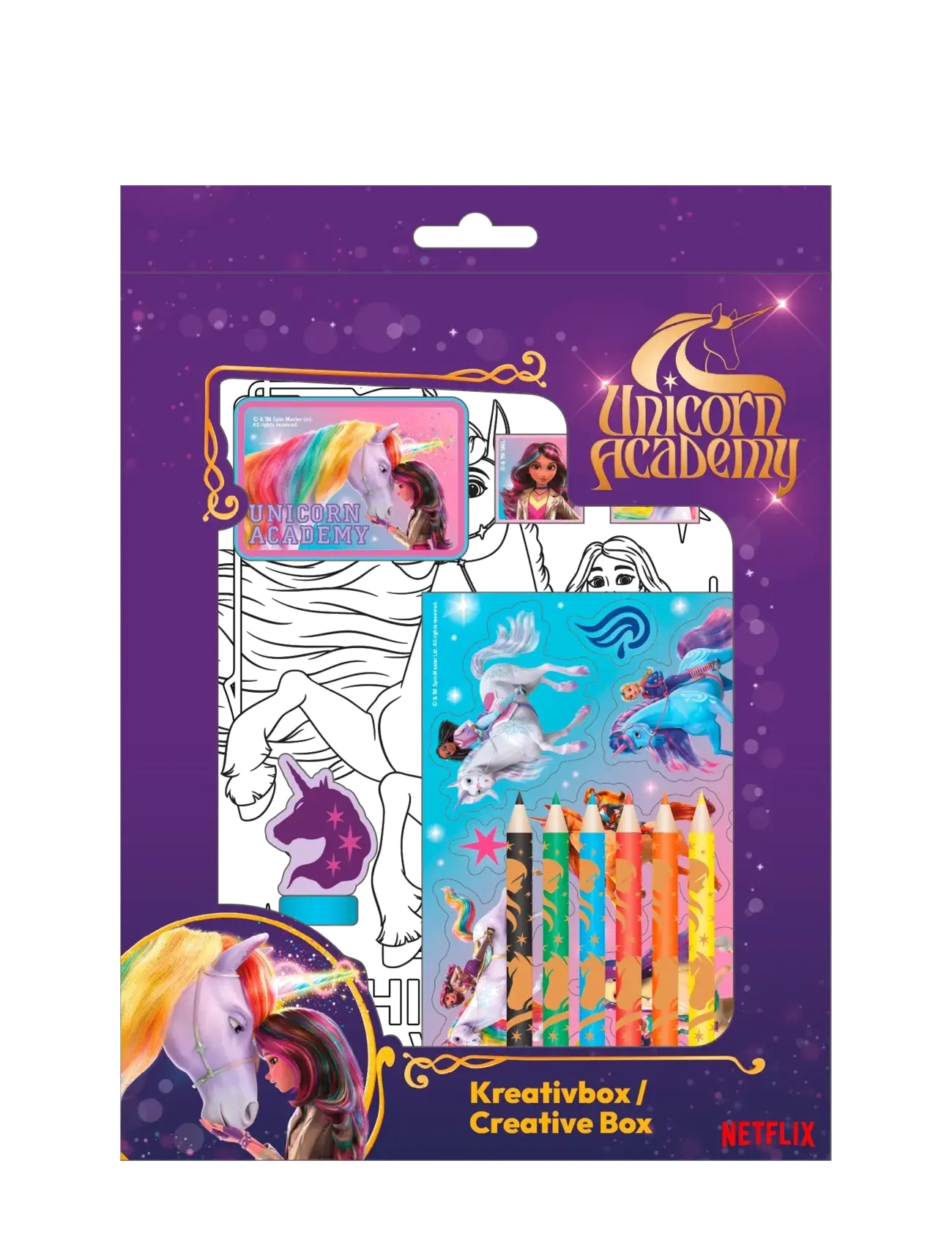 UNDERCOVER Unicorn Academy Creative Box Patterned - One Size - Kinder