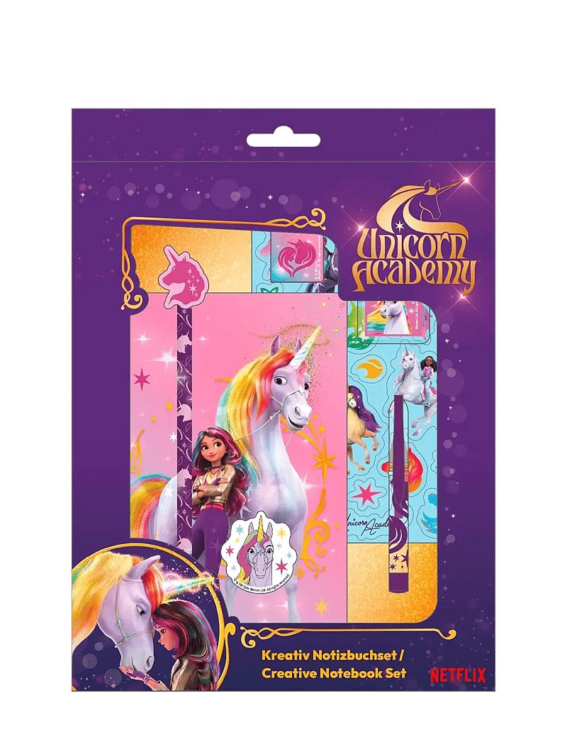 Ükssarvik - Unicorn Academy creative notebook set - kalendrid ja märkmikud - multicolor - 0
