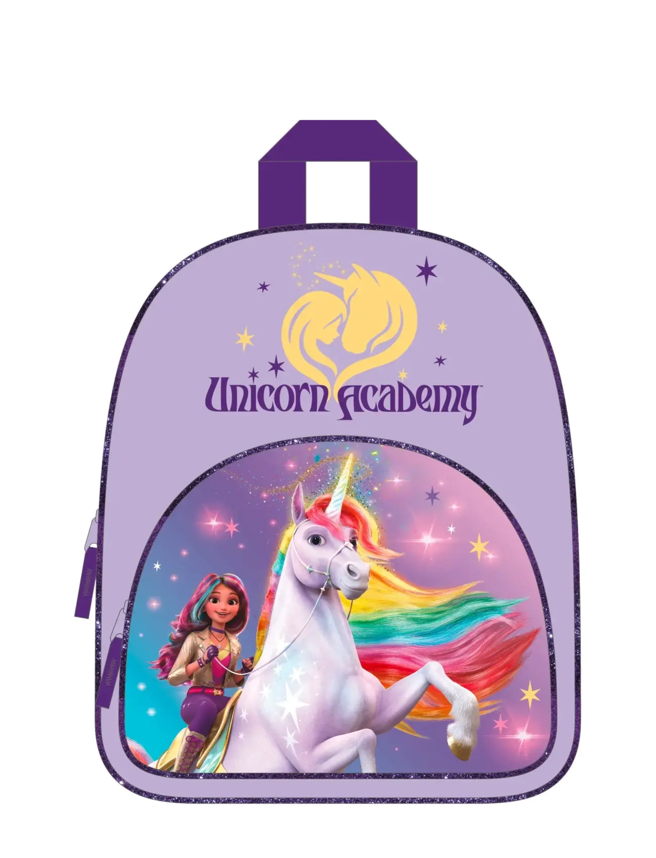 Unicorn Academy Backpack, One Size, Bags, Rosa - Backpacks, Kinder