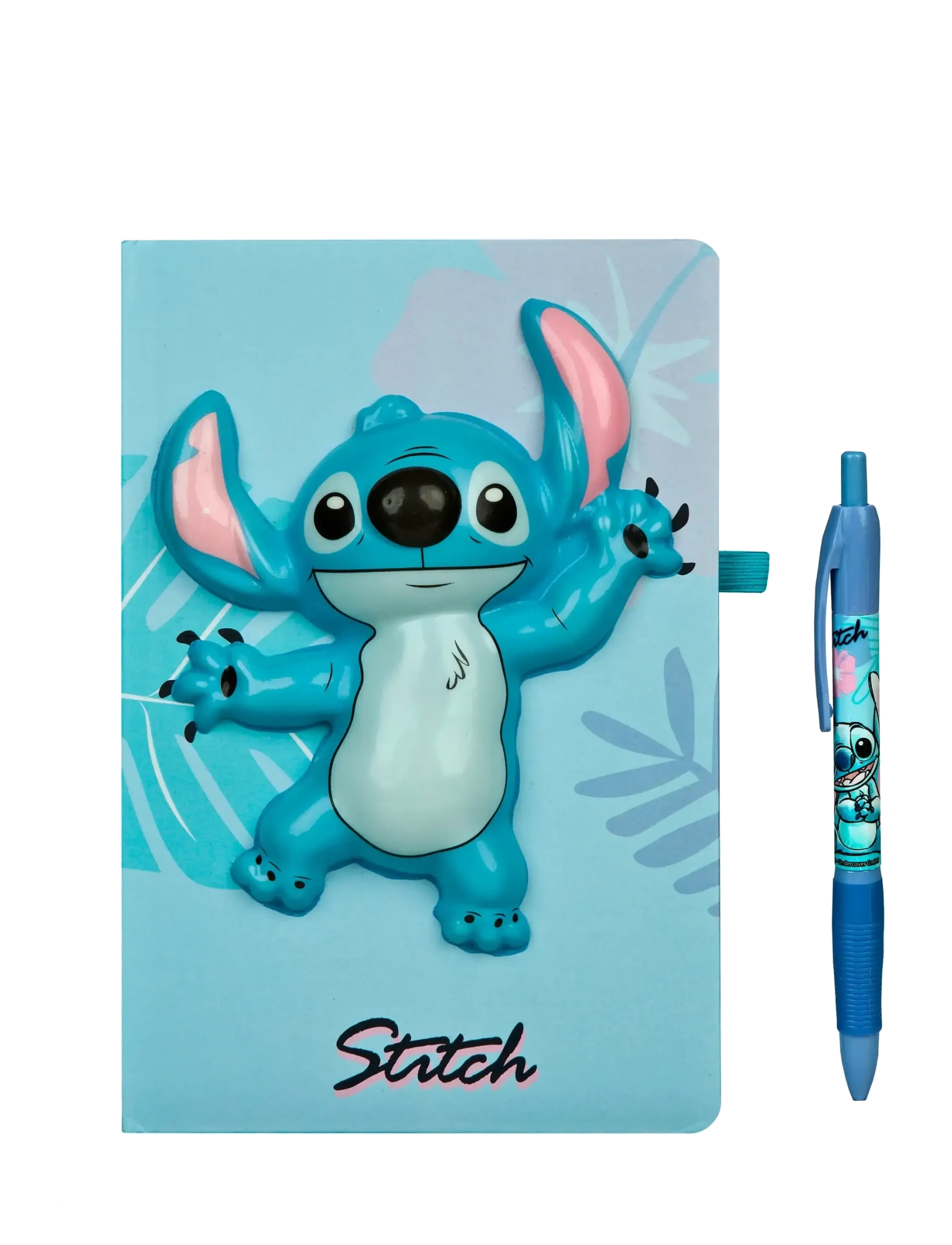 Undercover Squishy Notebook Lilo & Stitch, Børn, Kalender og notesbog, Blå, Str: ONE SIZE