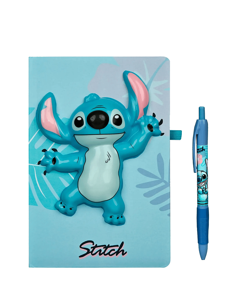Undercover - Squishy Notebook Lilo & Stitch - kalender & notizbücher - blue - 0