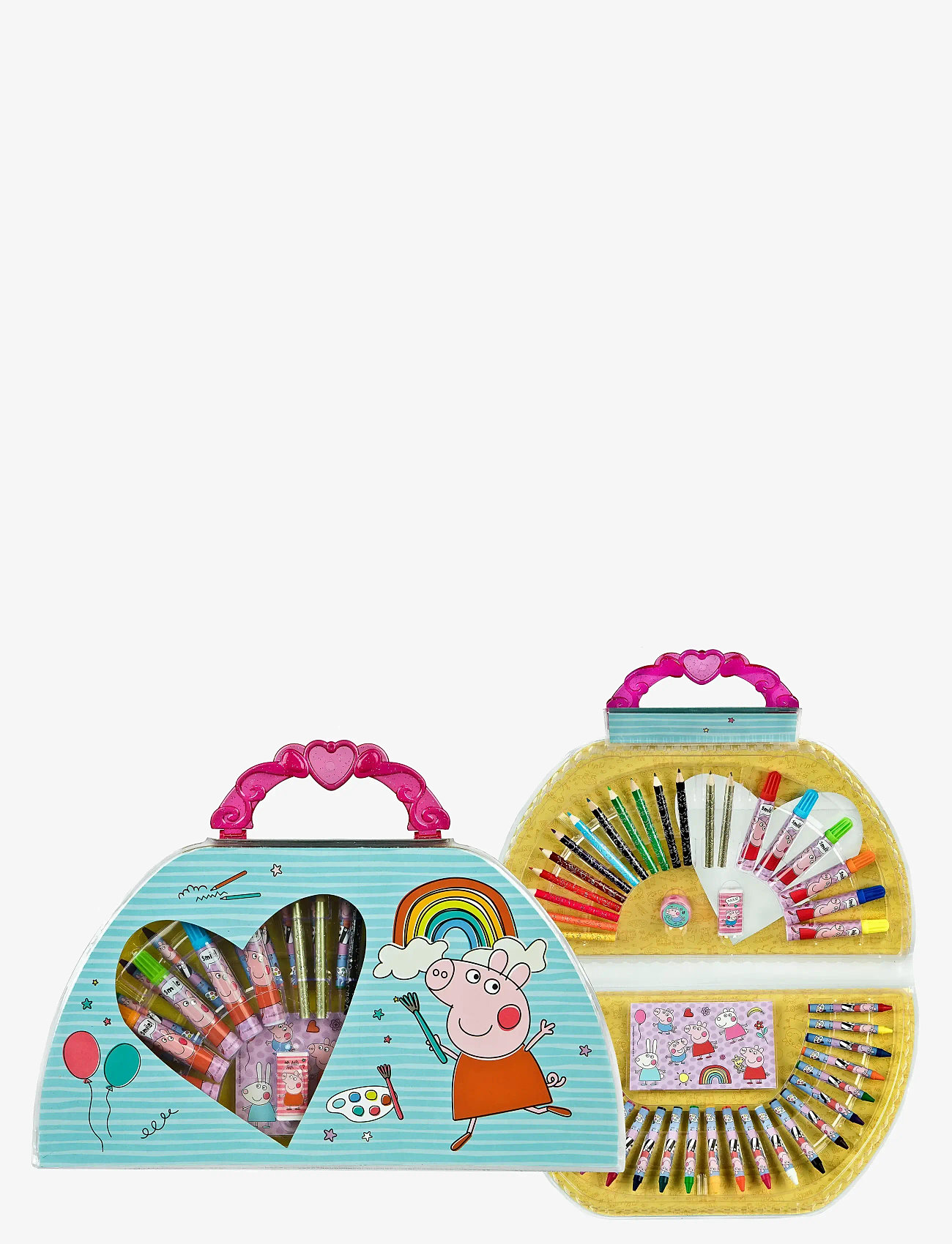 Peppa Pig - Peppa Pig colouring case, 51 pieces - multi coloured - 1