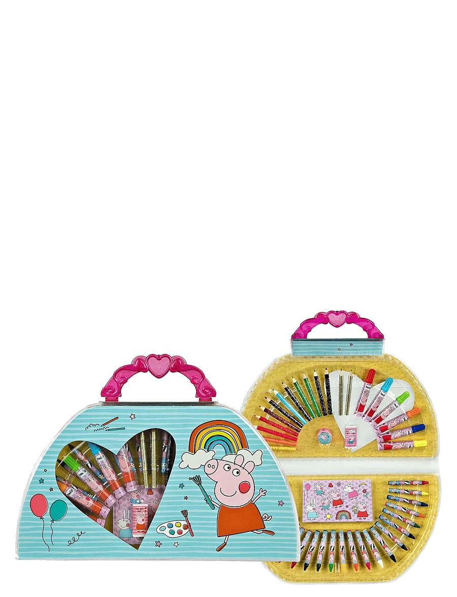 Peppa Wutz - Peppa Pig colouring case, 51 pieces - schreibwaren - multi coloured - 1