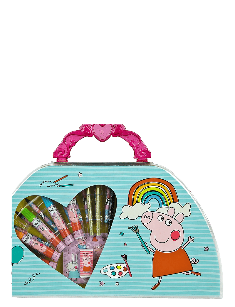 Põrsas Peppa - Peppa Pig colouring case, 51 pieces - kirjatarbed - multi coloured - 2