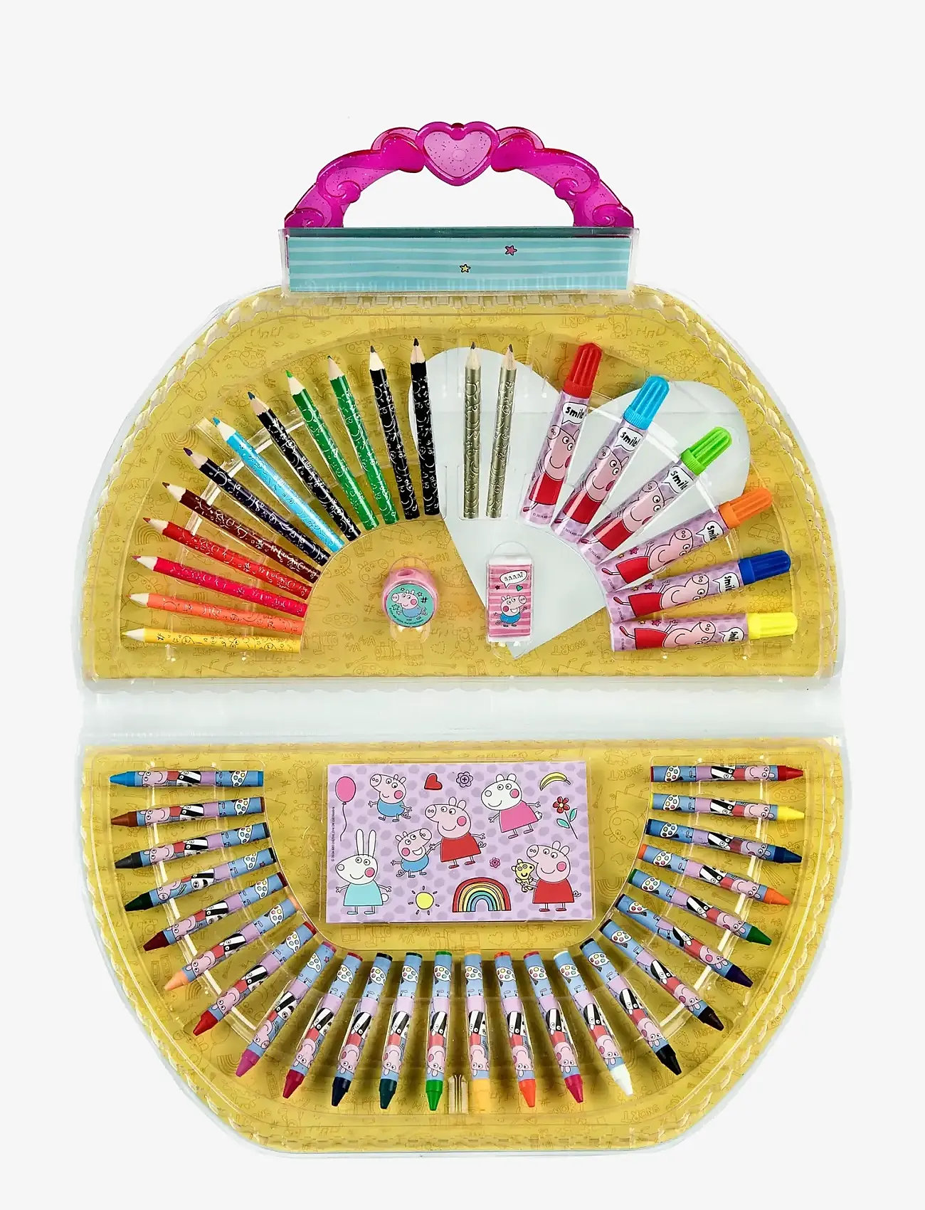 Peppa Pig - Peppa Pig colouring case, 51 pieces - multi coloured - 3