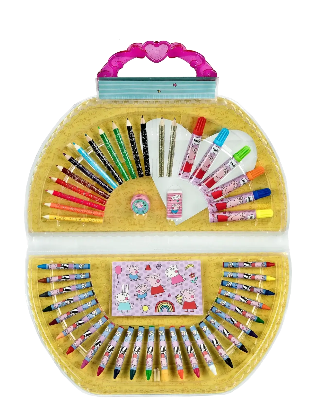 Peppa Wutz - Peppa Pig colouring case, 51 pieces - schreibwaren - multi coloured - 3