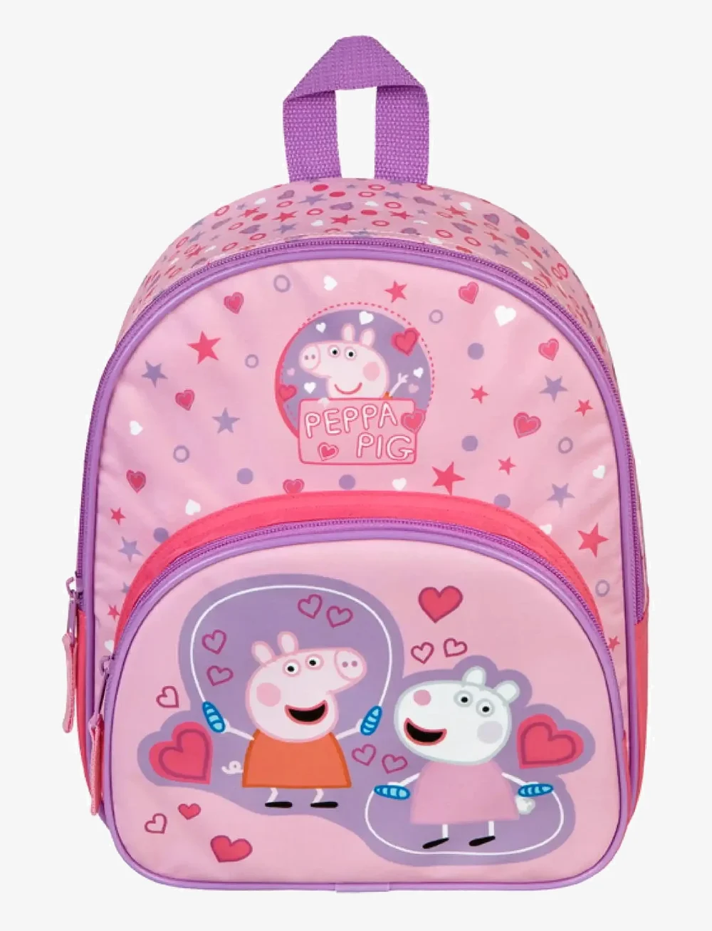 Peppa Pig - Peppa Pig backpack with front pocket - bakpokar - multi coloured - 1