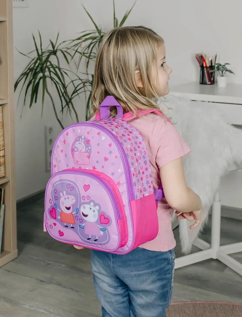 Peppa Pig - Peppa Pig backpack with front pocket - bakpokar - multi coloured - 0
