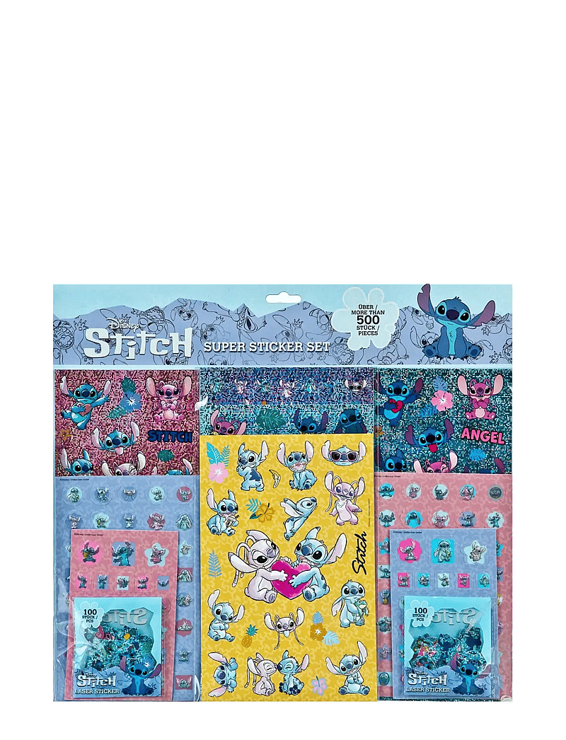 Lilo ir Stičas - Disney Stitch Super Klistermärkesset - lipdukai - multi coloured - 0