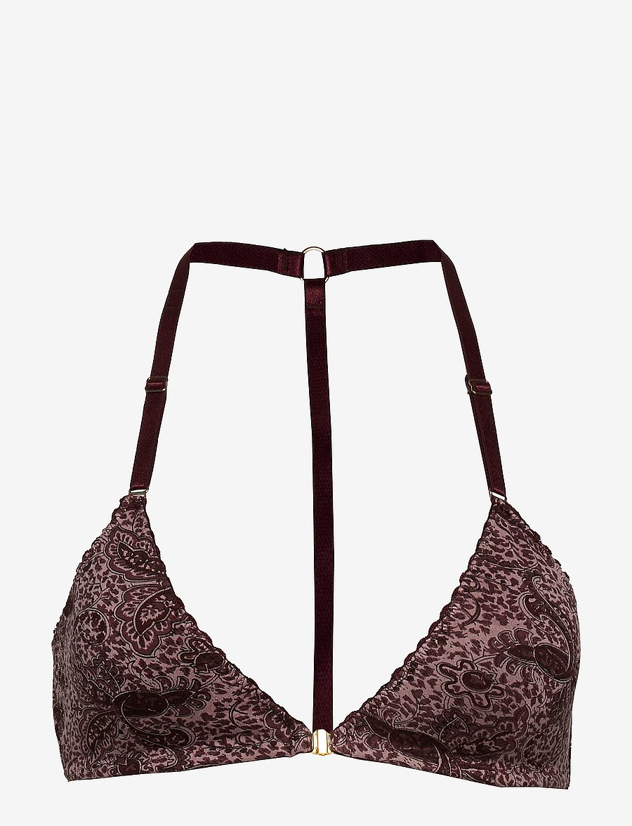 Underprotection - PETRA BRA PLUM - bralette krūšturi - plum - 0