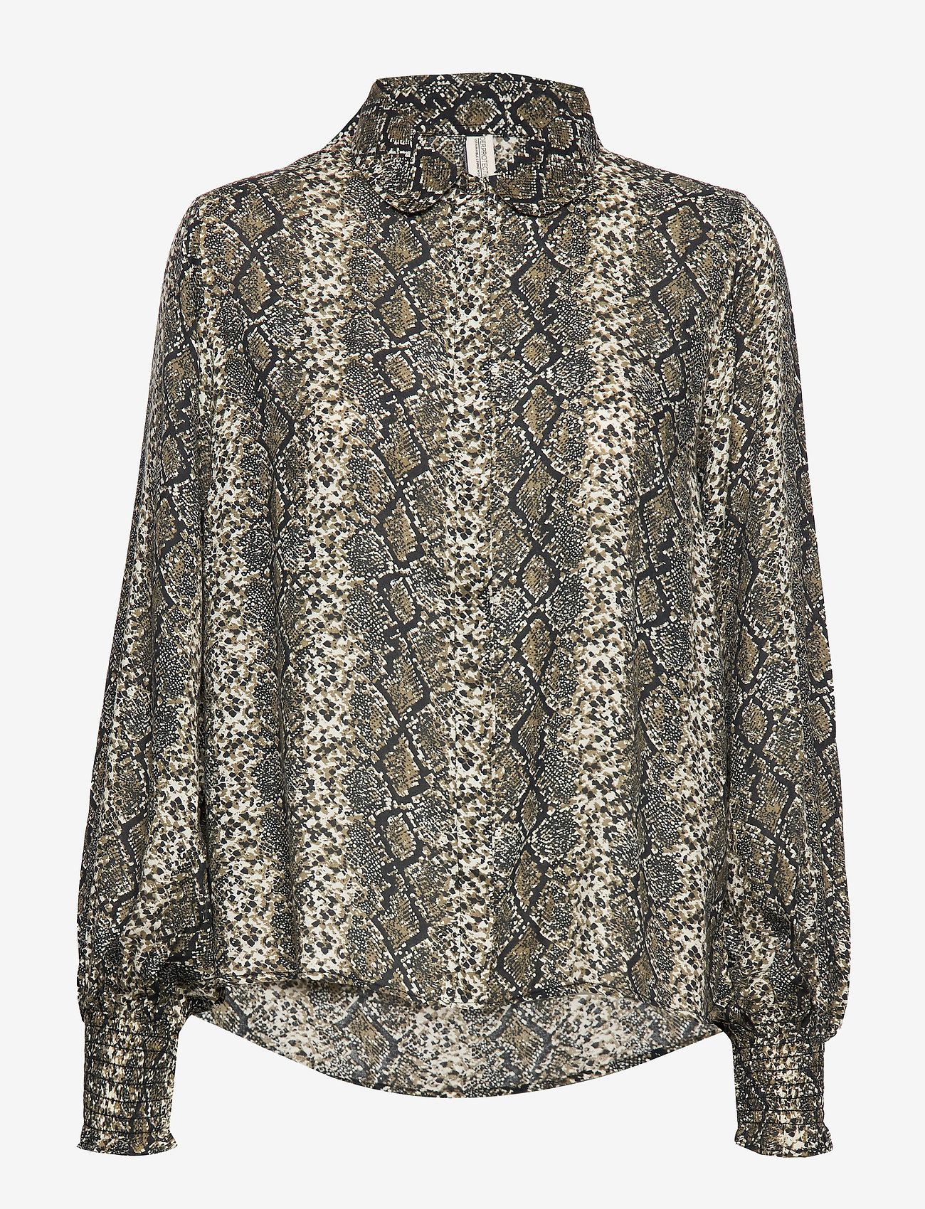 Underprotection - melina shirt - langærmede bluser - grey - 0