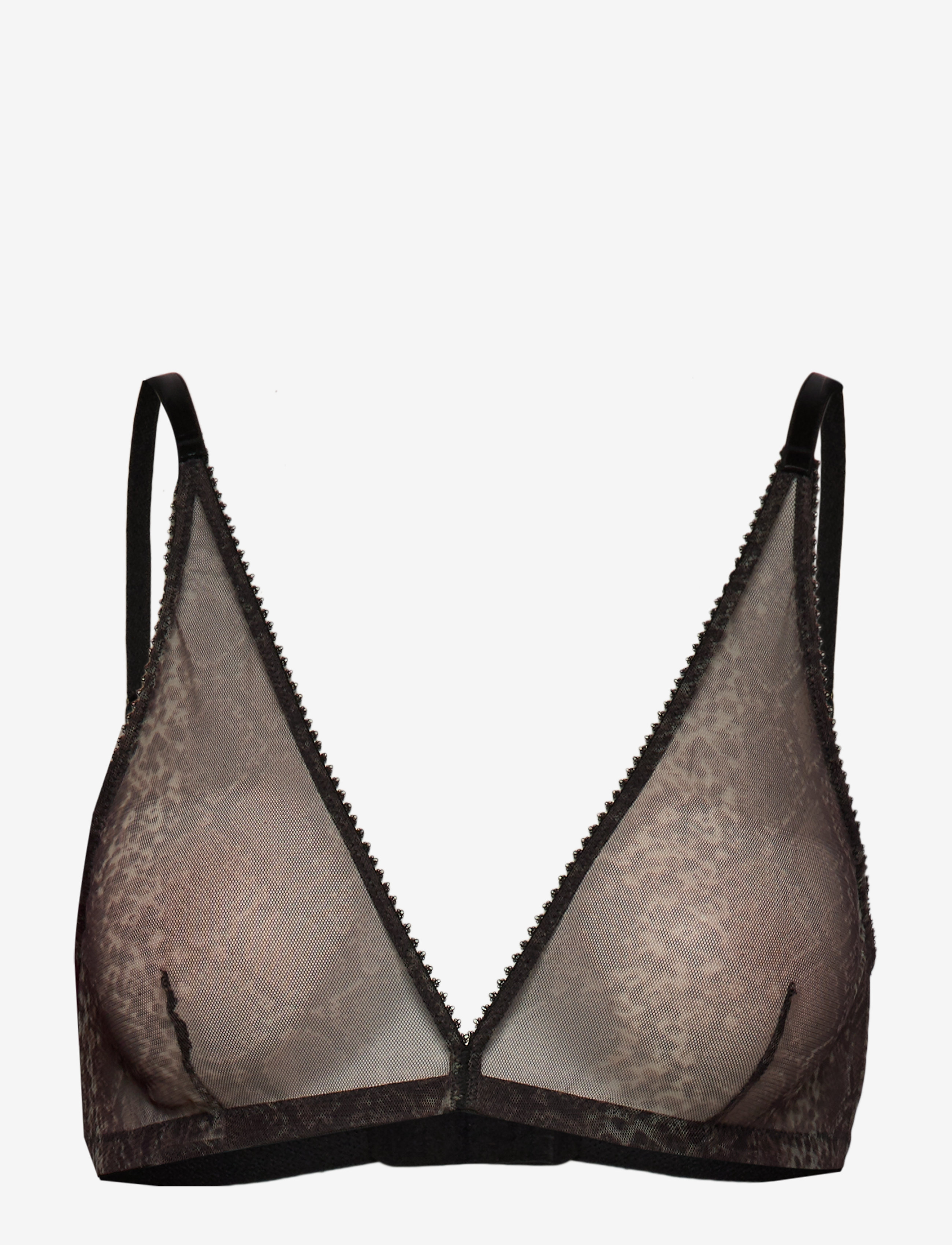 Underprotection melina high apex bra - Underkläder - GREY / black