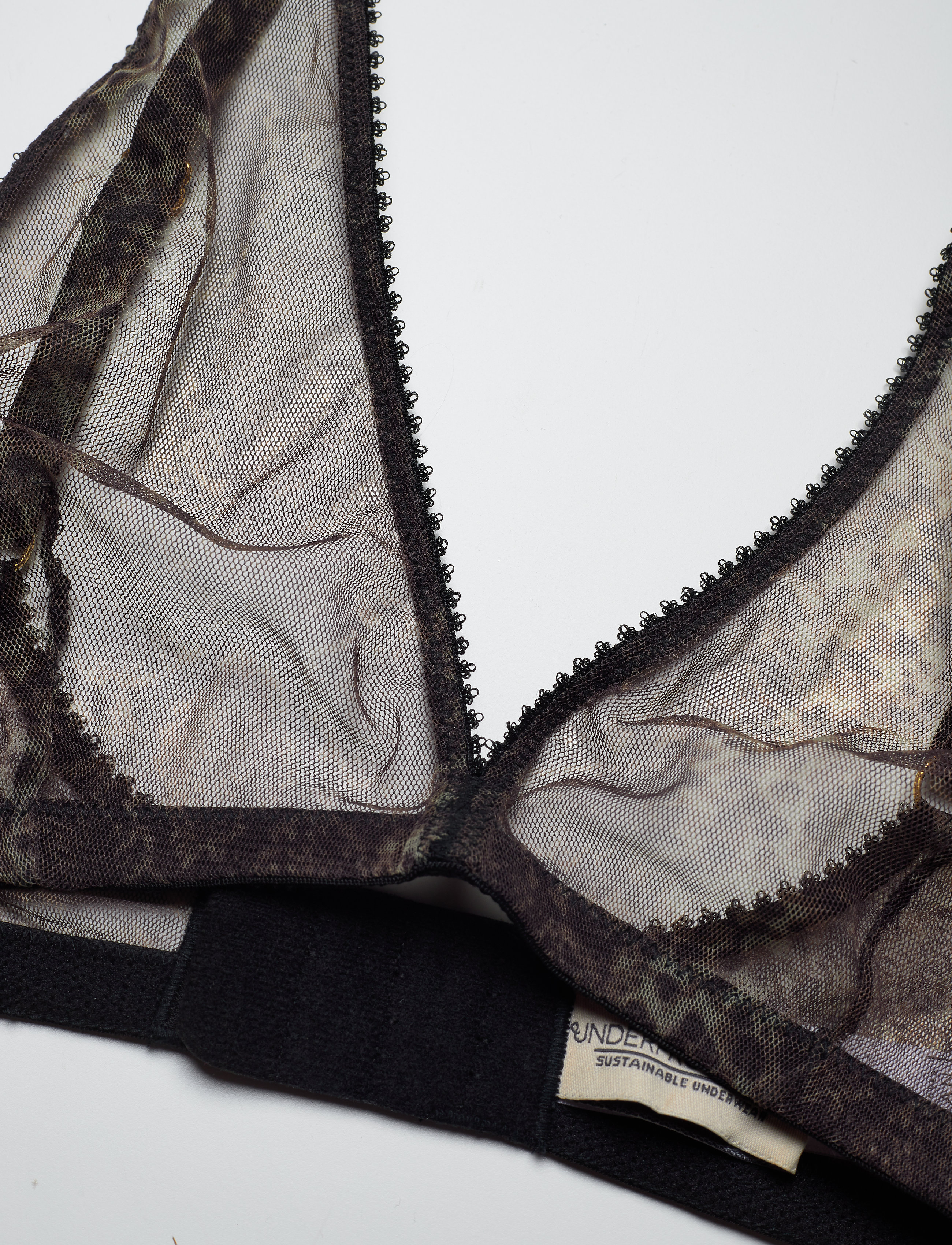 Underprotection - melina high apex bra - bralette - grey - 2