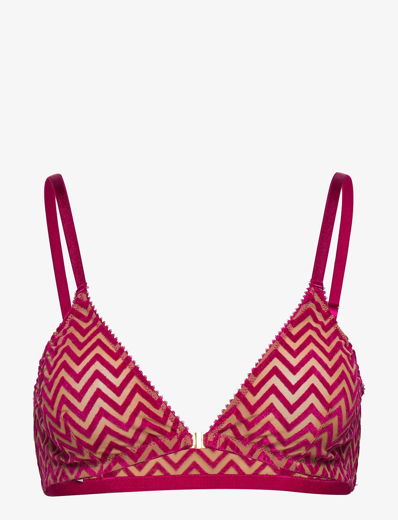 Underprotection - dina triangle bra - pink - 0