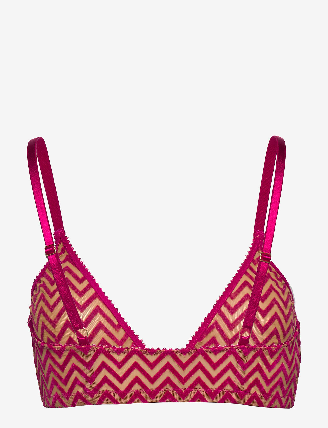 Underprotection - dina triangle bra - pink - 1