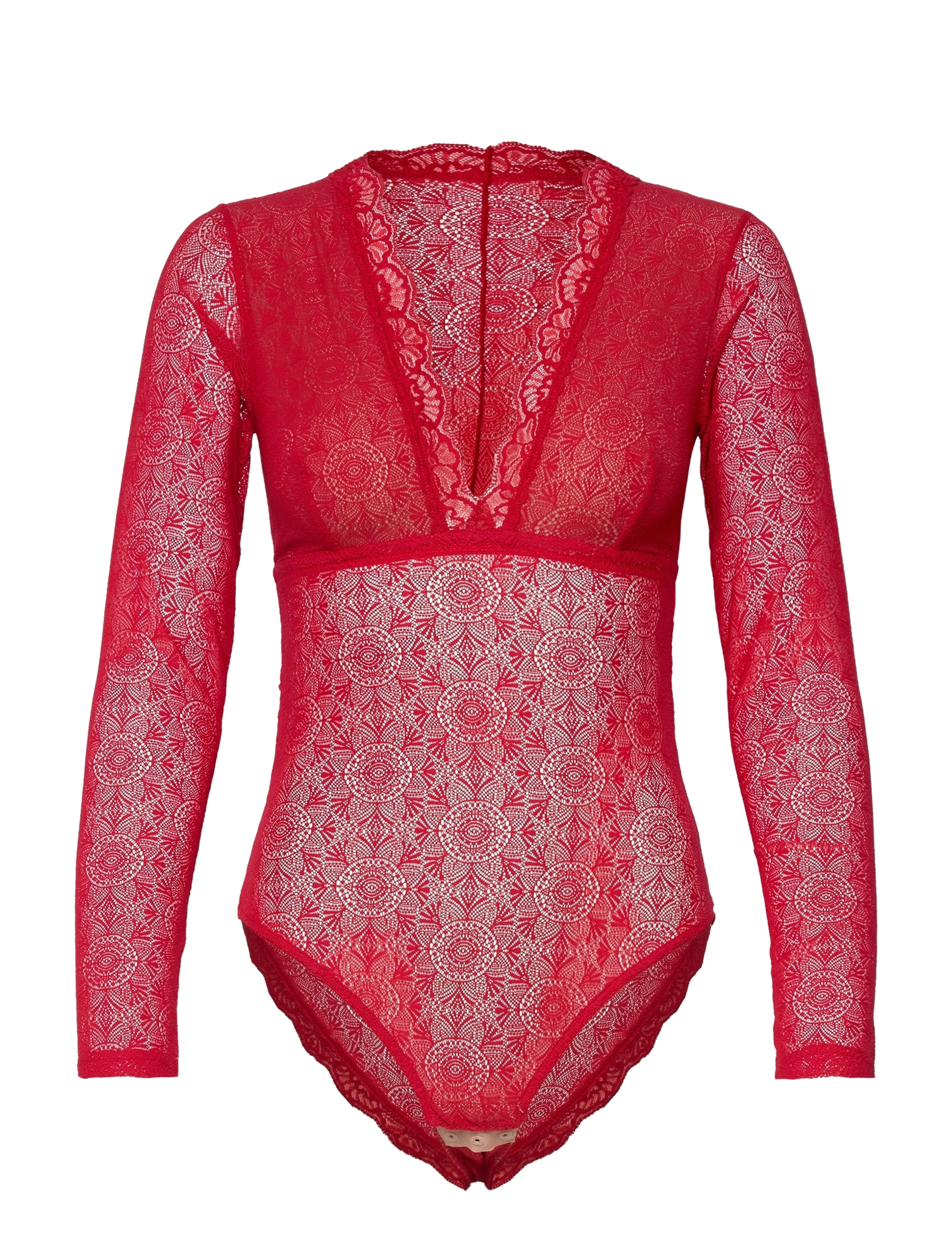UNDERPROTECTION Fabienne Bodystocking Rot - XS - Damen